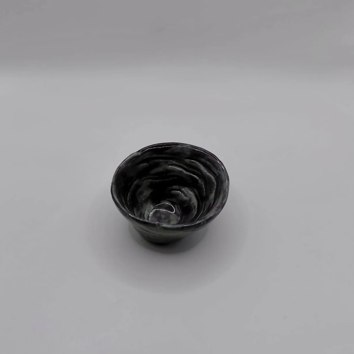Purple trinket dish
