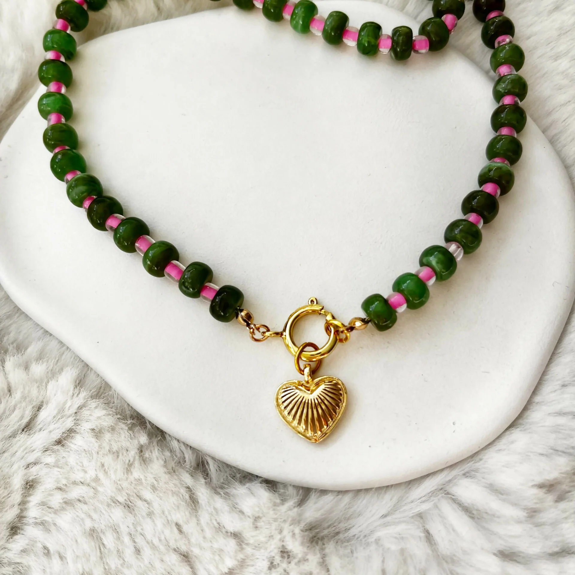 Pendant Beaded Necklace