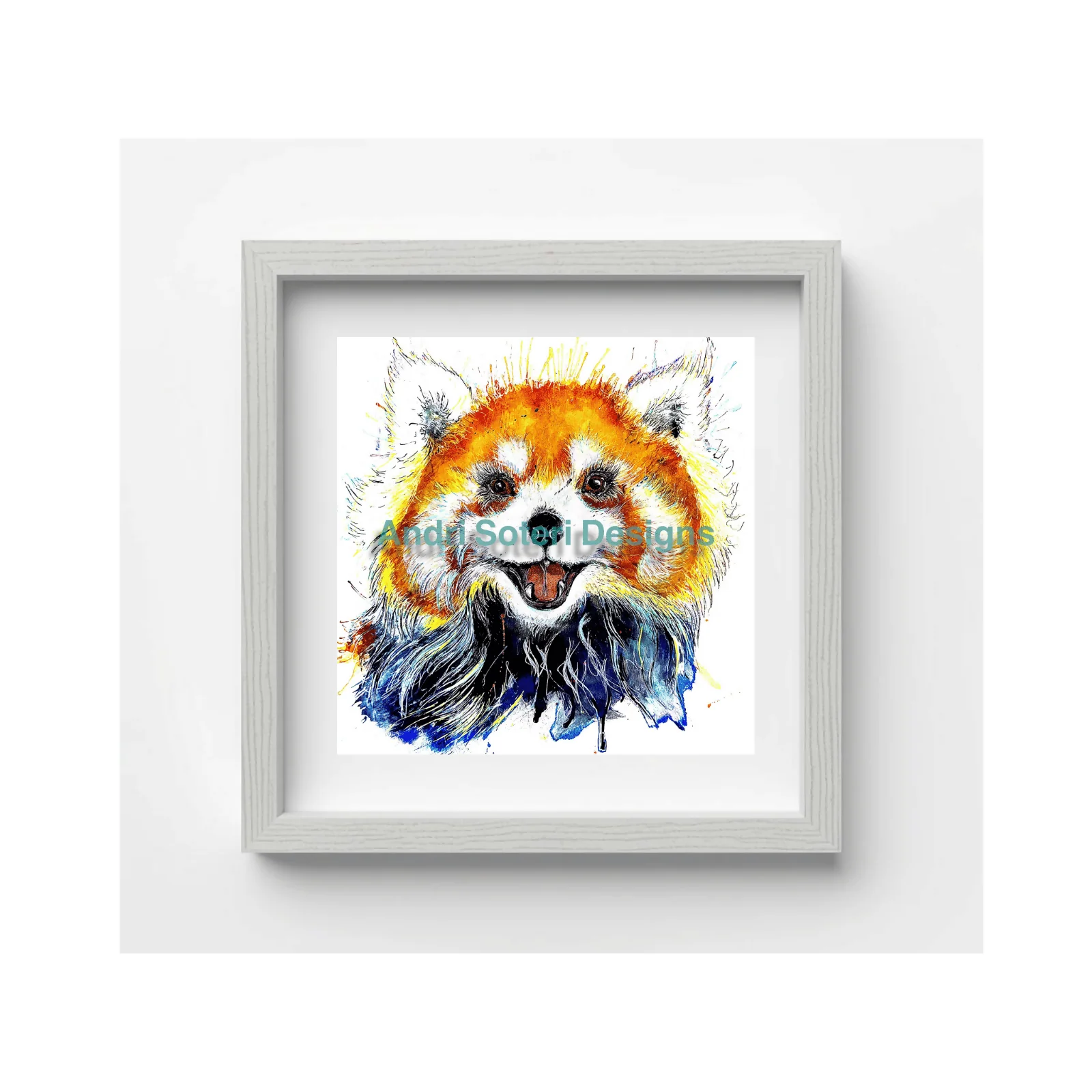 RED PANDA, PART OF THE 'LITTLE MINI TREASURE' ART COLLECTION - Image 2