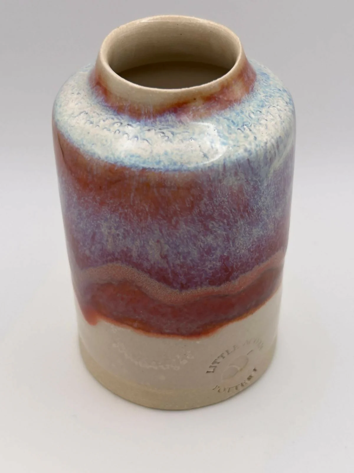 Drippy Glazed Reed Diffuser Bottle/Bud Vase - Image 2