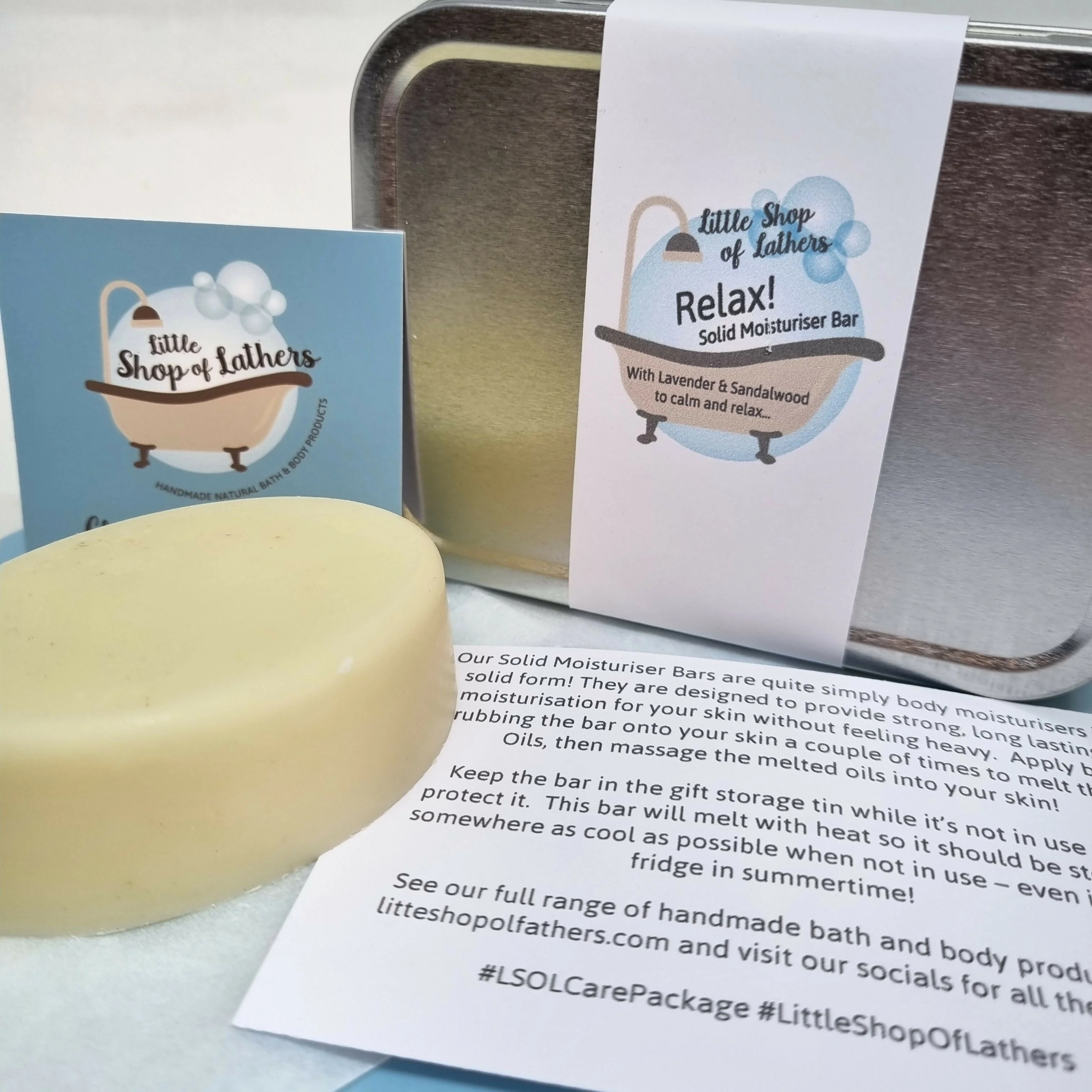 Relax Solid Moisturiser Bar