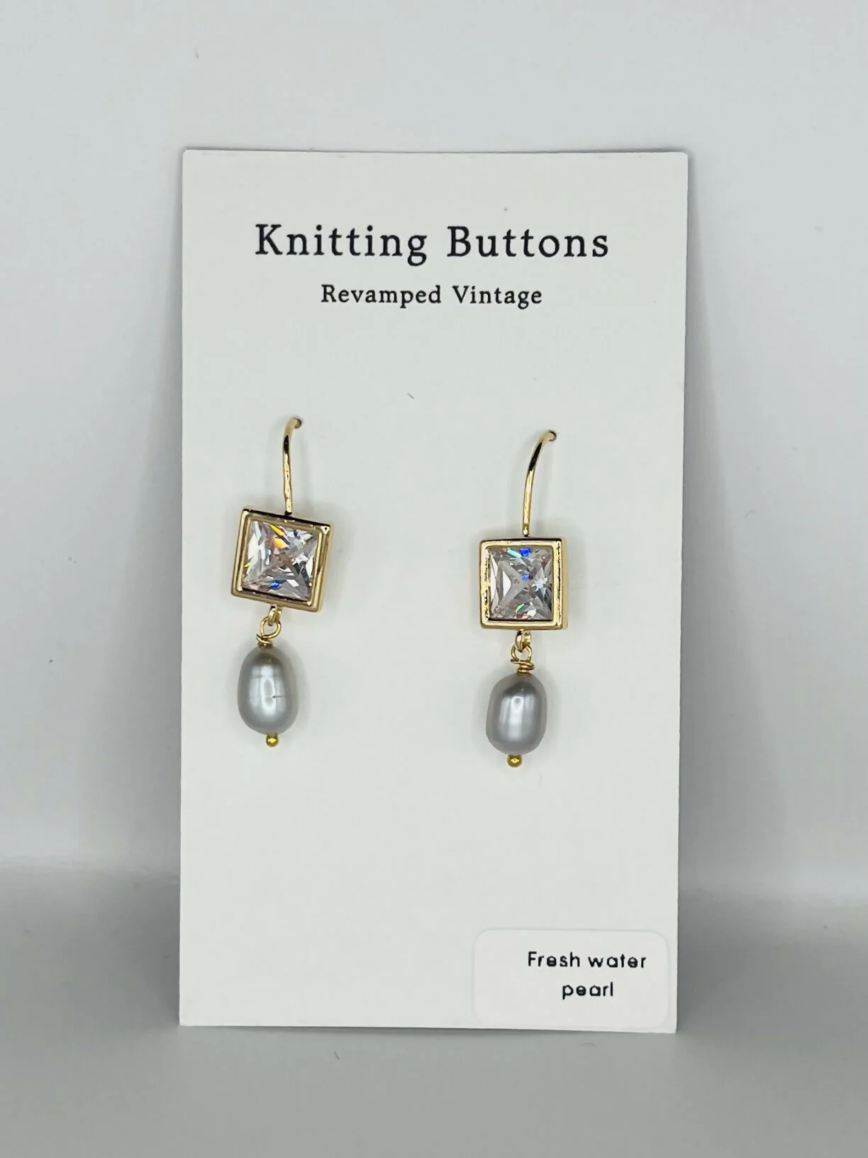 Revamped Vintage Earrings - Sparkle - Image 3