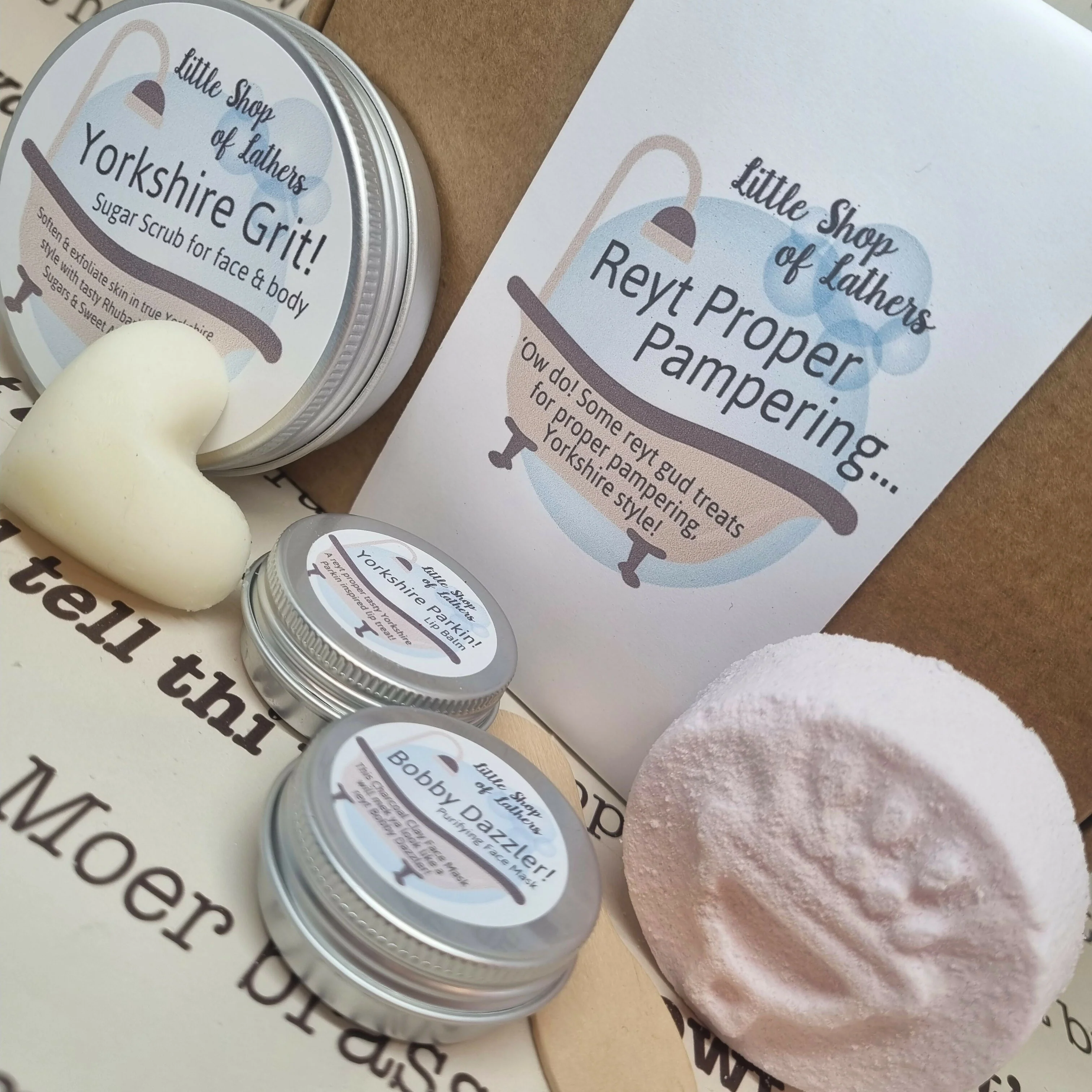Reyt Proper Pampering! Yorkshire themed self care Gift Set - Image 2