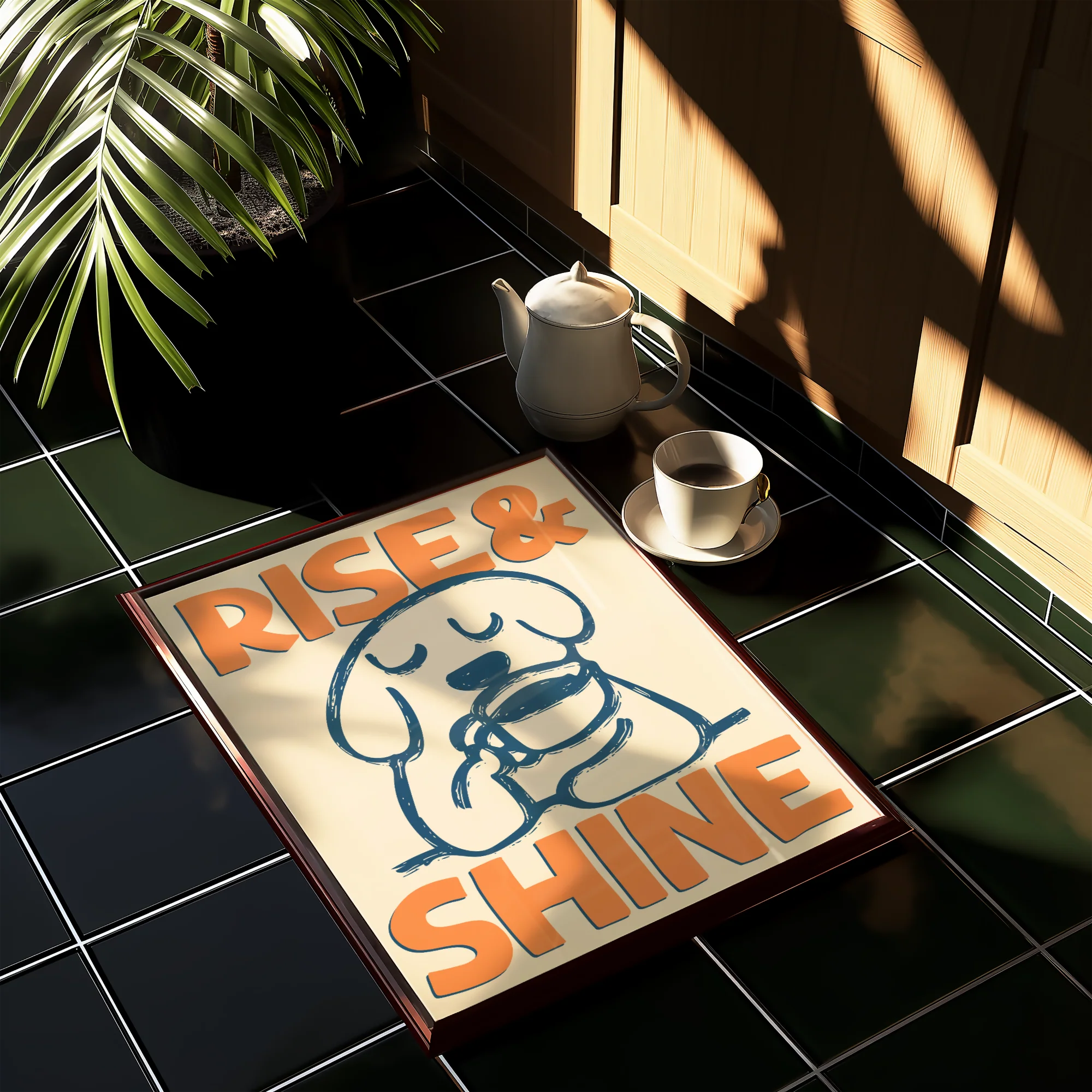 RISE & SHINE WALL ART PRINT - Image 2