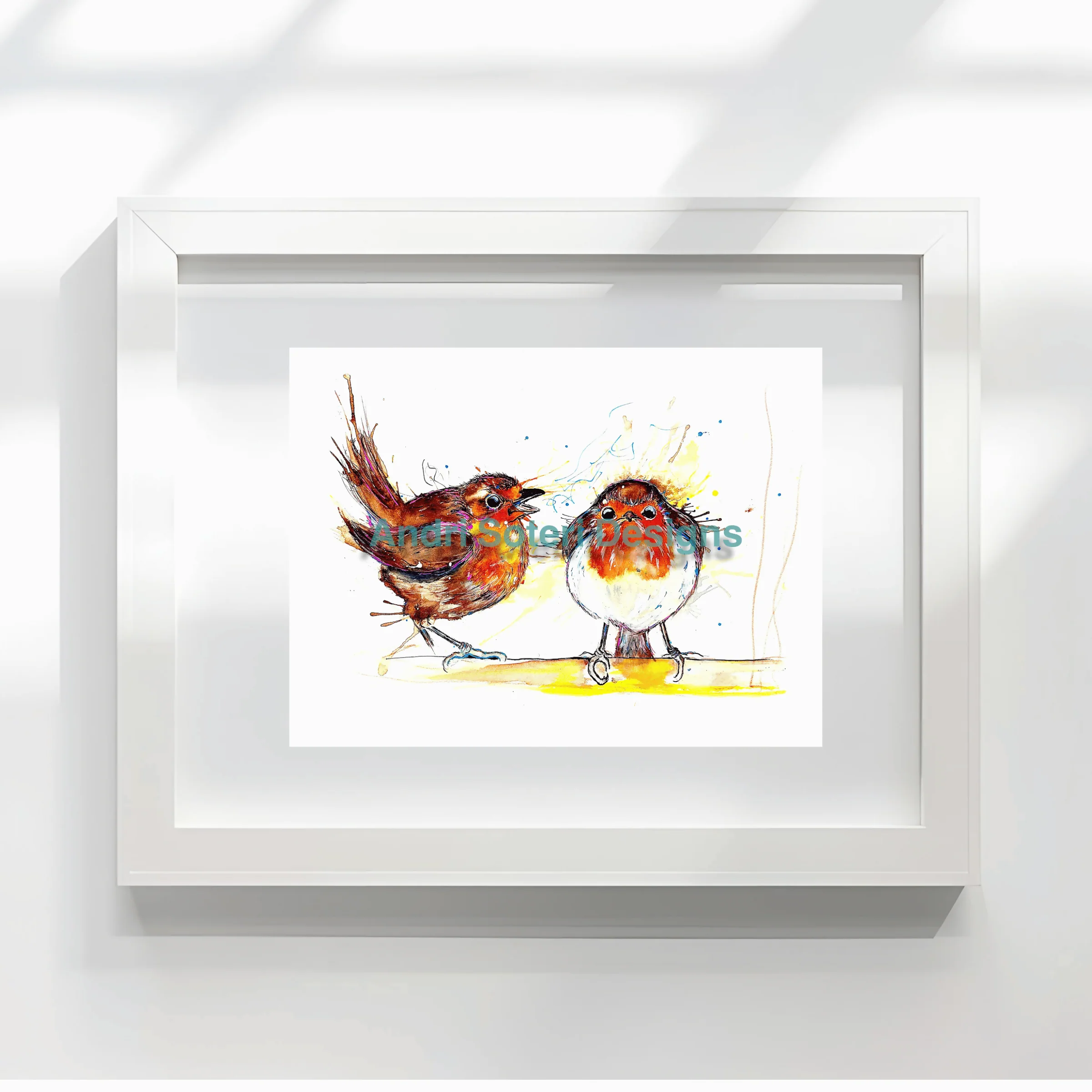 ROBIN AND BOBBINS, PART OF THE 'ANIMAL ART COLLECTION' - Image 2