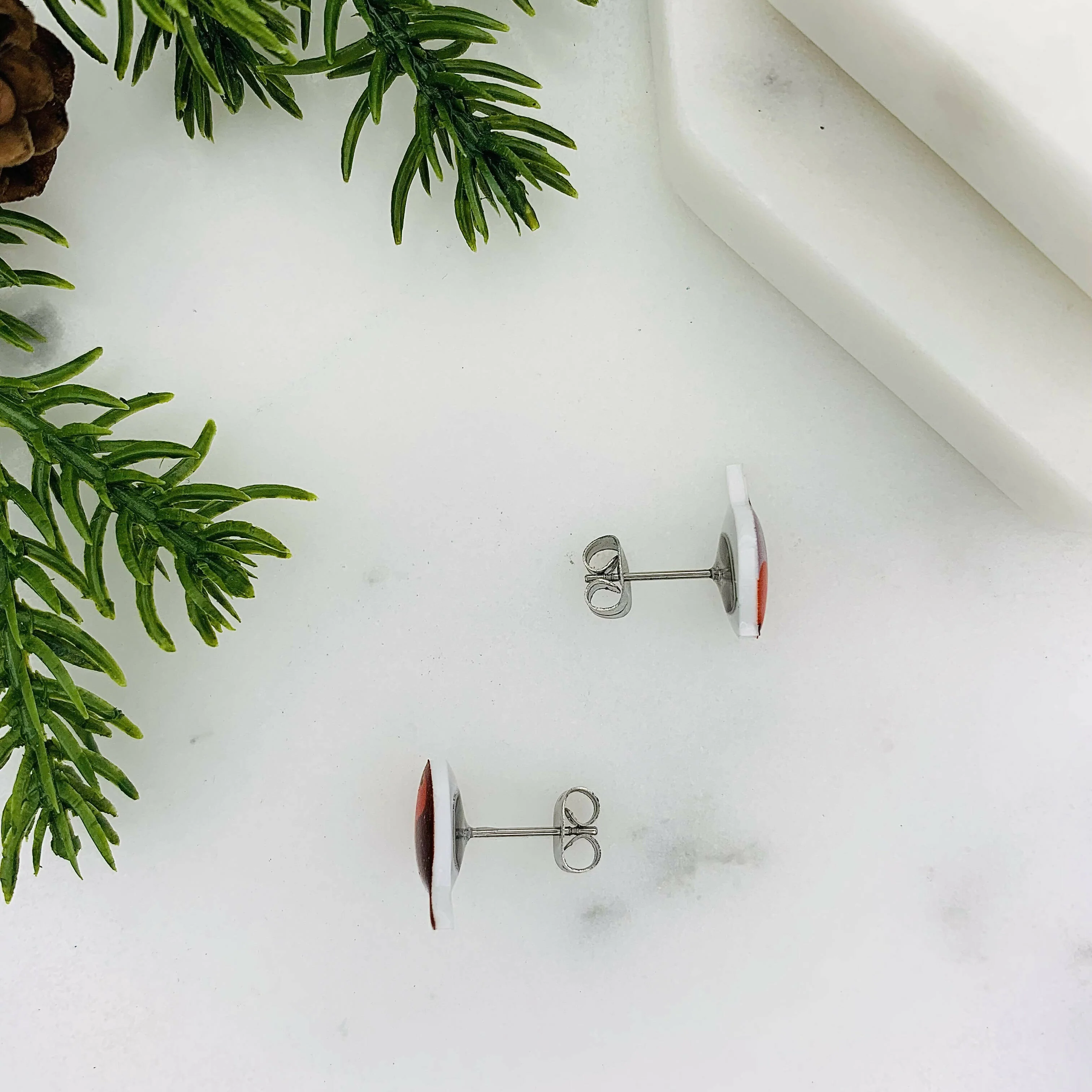 Robin Stud Earrings - Image 4