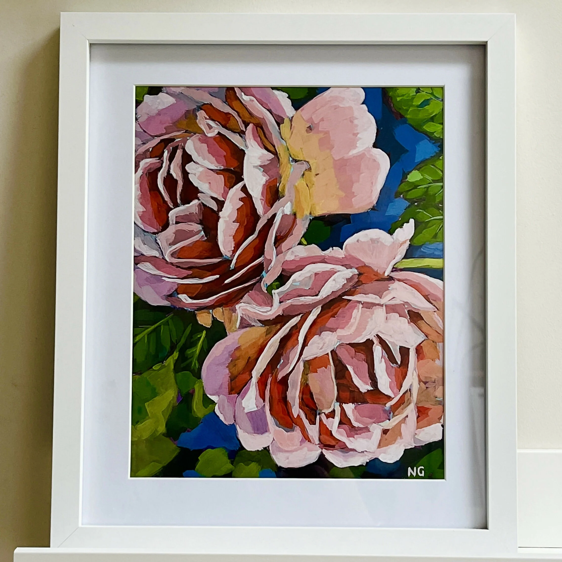 Roses At Last Floral - 8x10" Framed Print