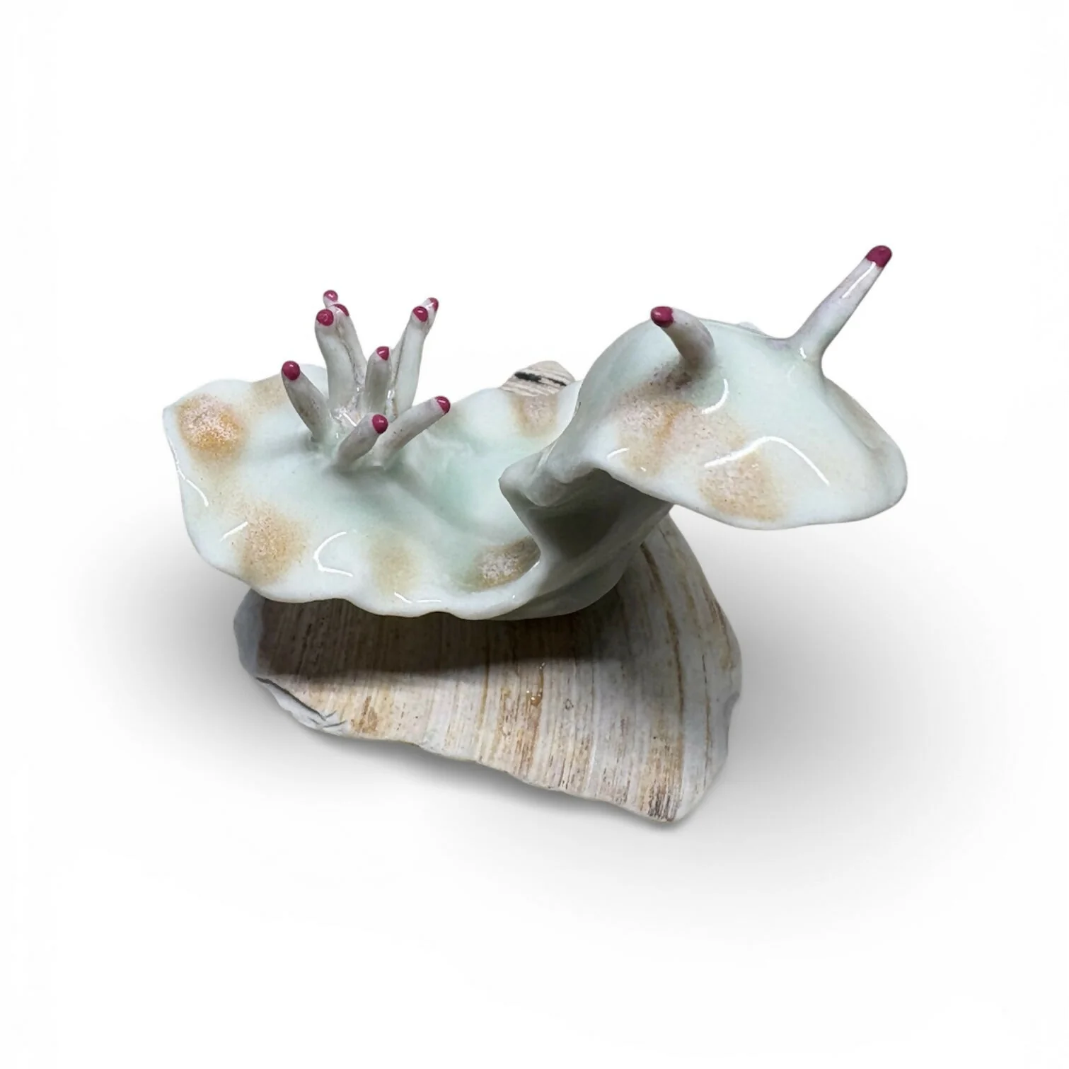 Sea Slug on a Shell Sculpture - Image 2