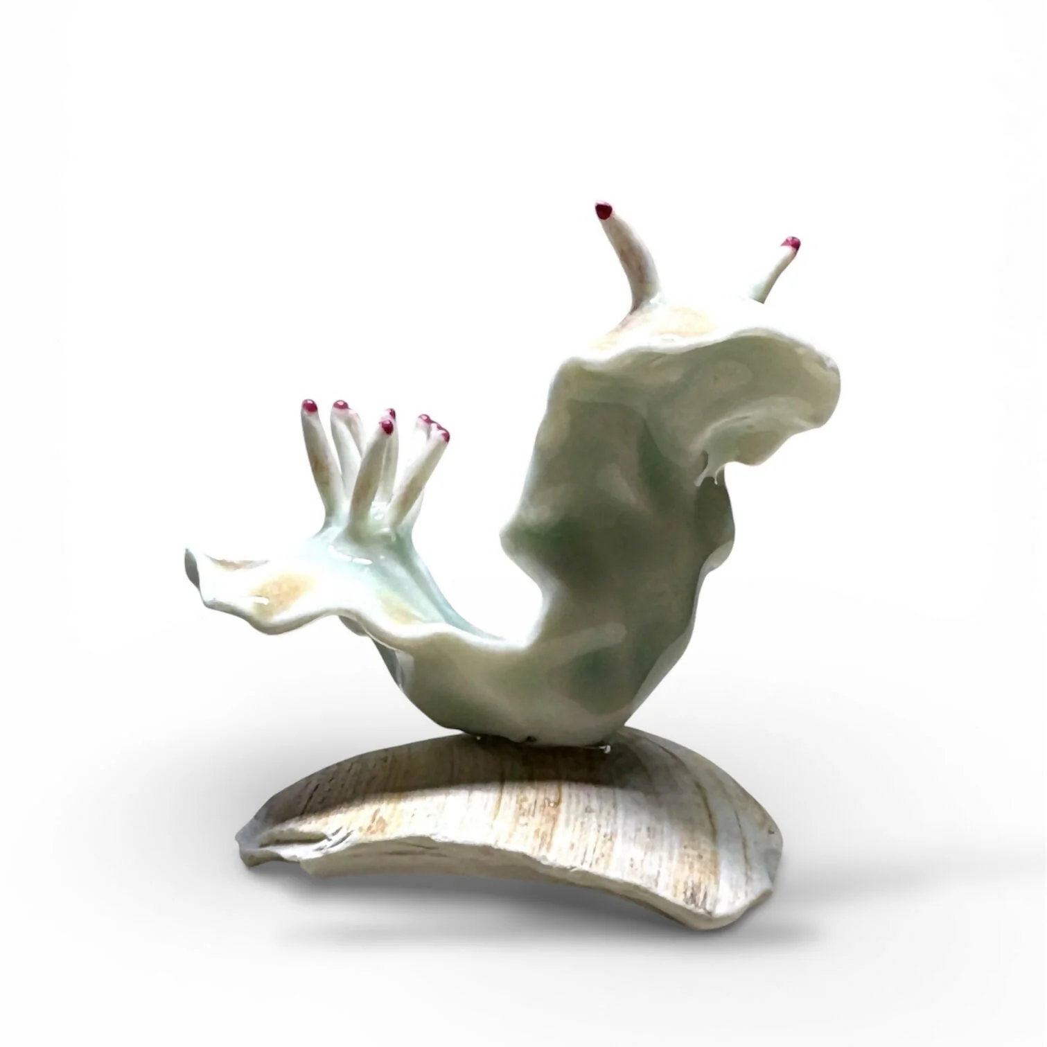 Sea Slug on a Shell Sculpture - Image 3