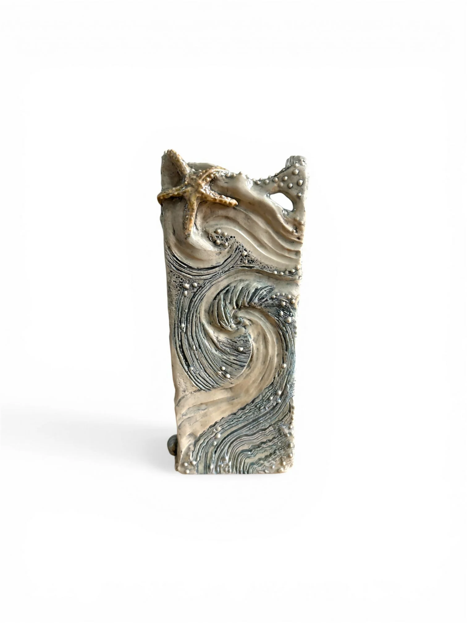 Sea Themed Square Vase - Image 4