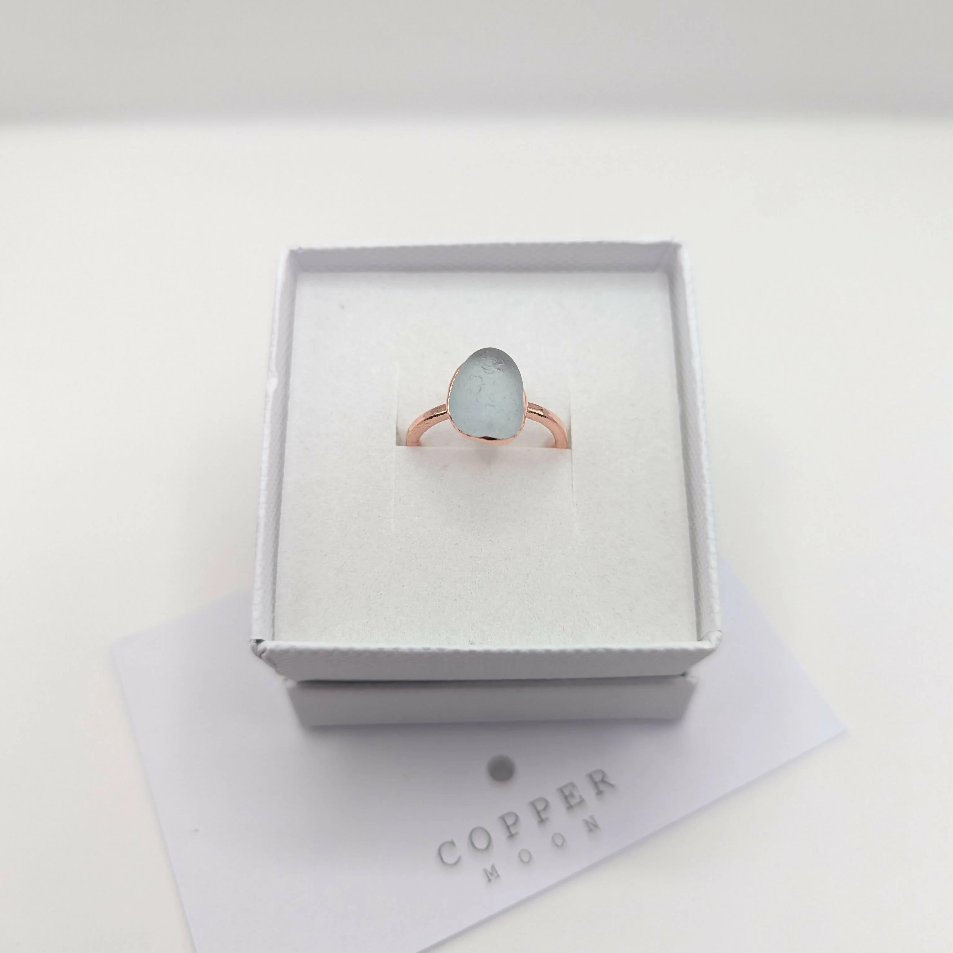 SEAGLASS RING- SIZE I 1/2