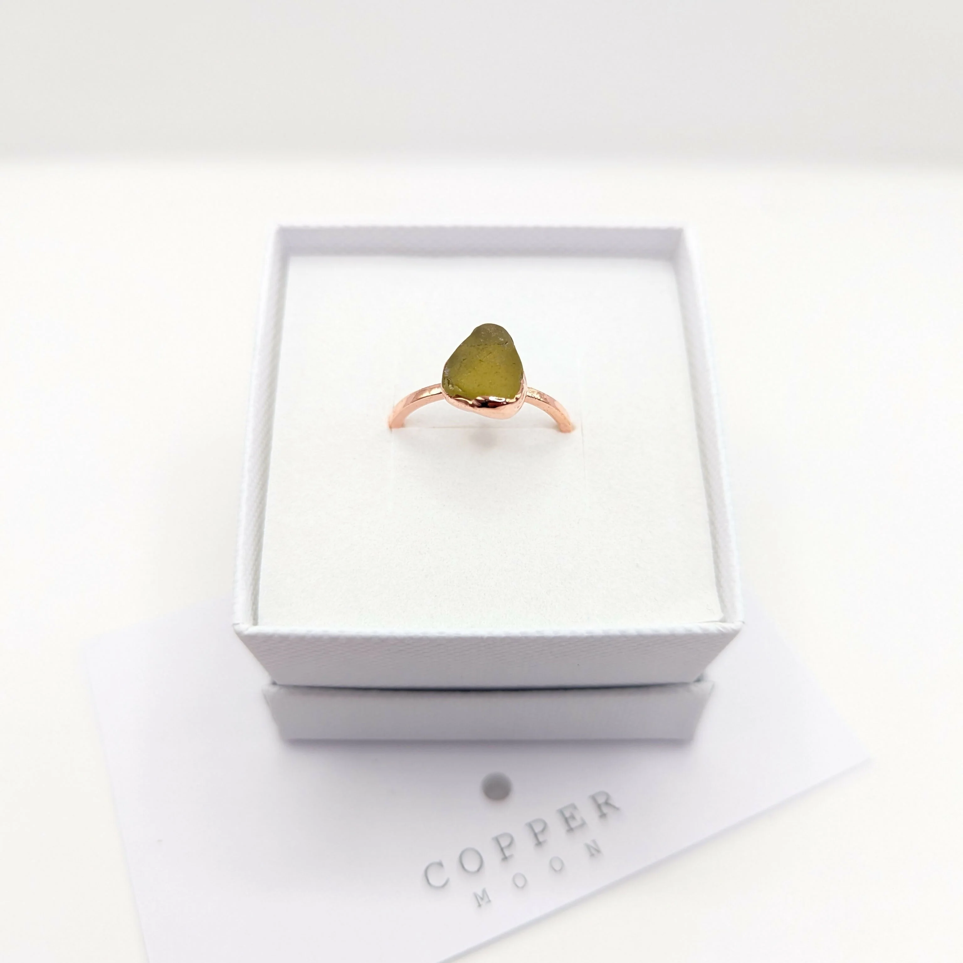 SEAGLASS RING- SIZE M