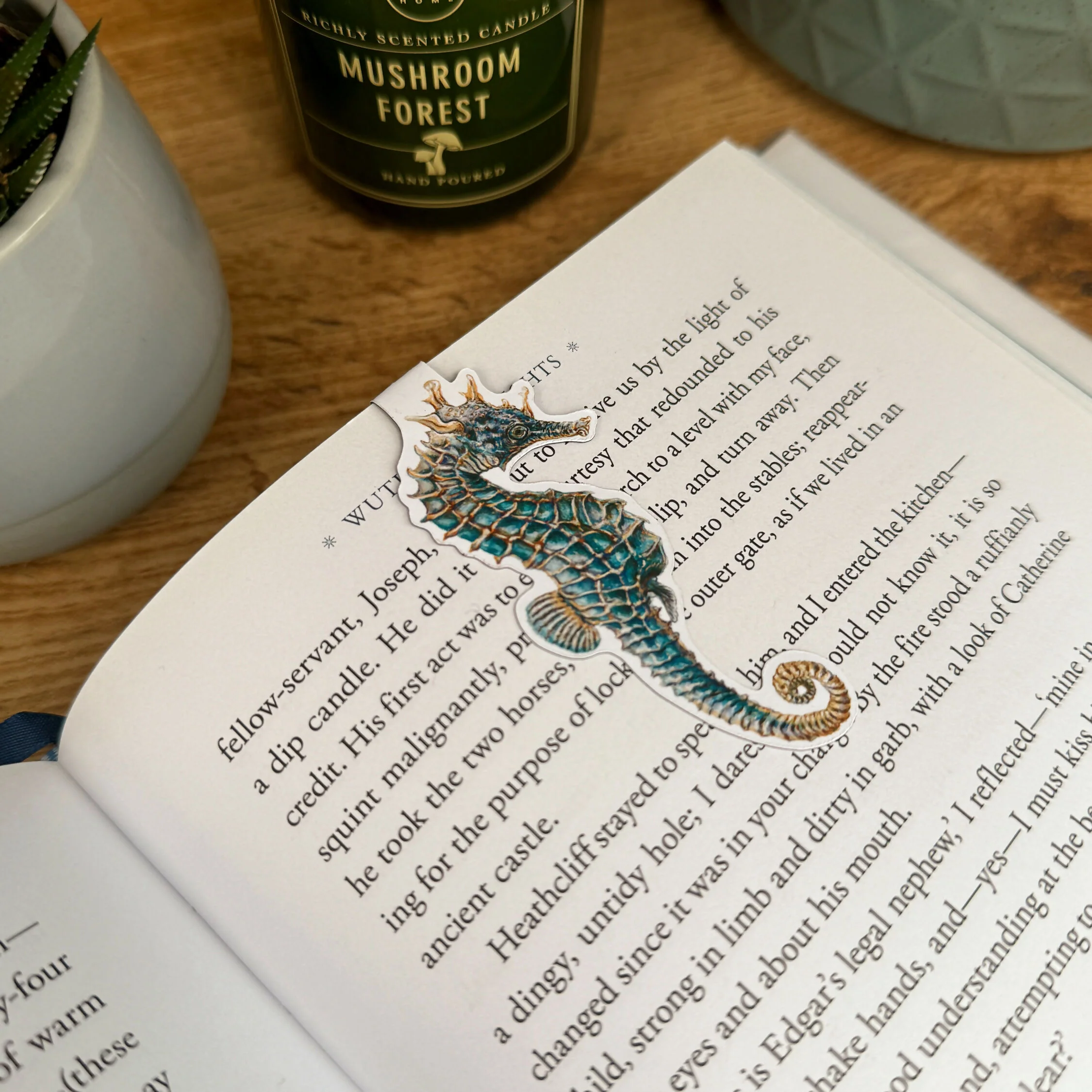 Seahorse - Matt Magnetic Bookmark - Image 3