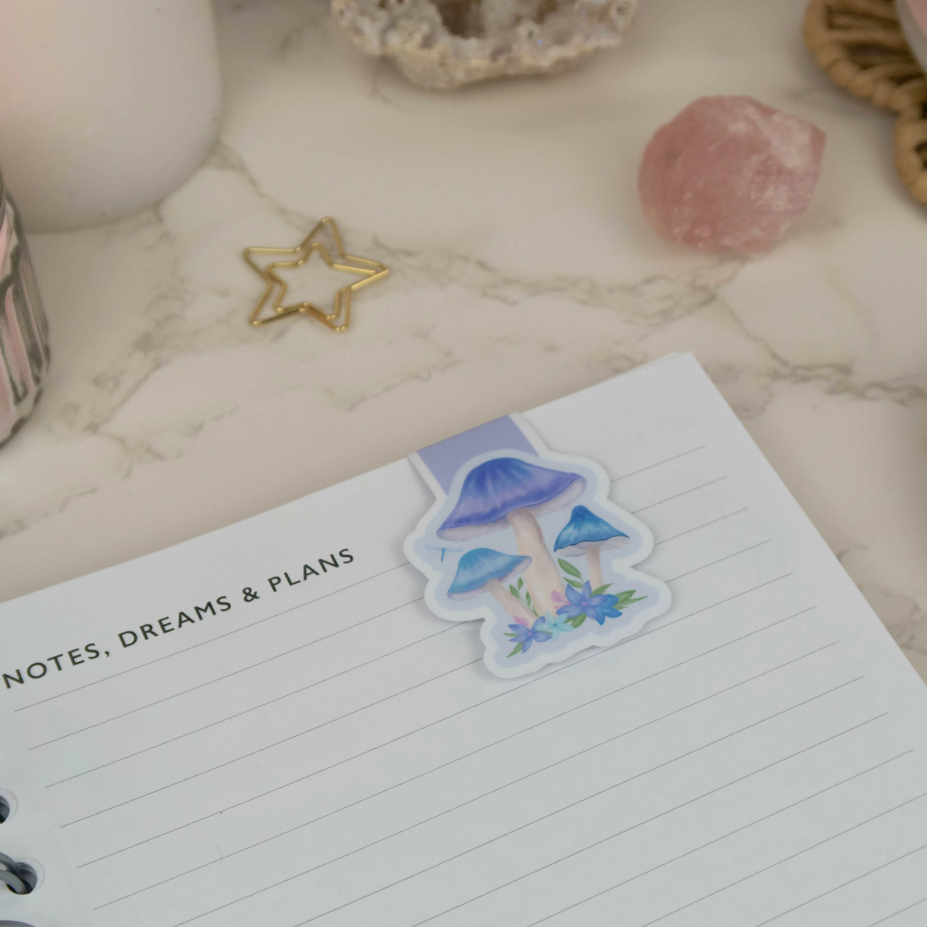 Secret Garden Toadstools - Magnetic Bookmark - Image 2