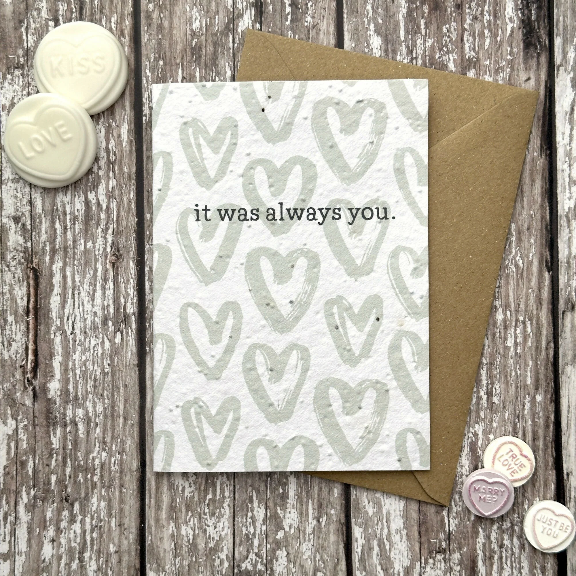 Seeded Valentine's Day Card