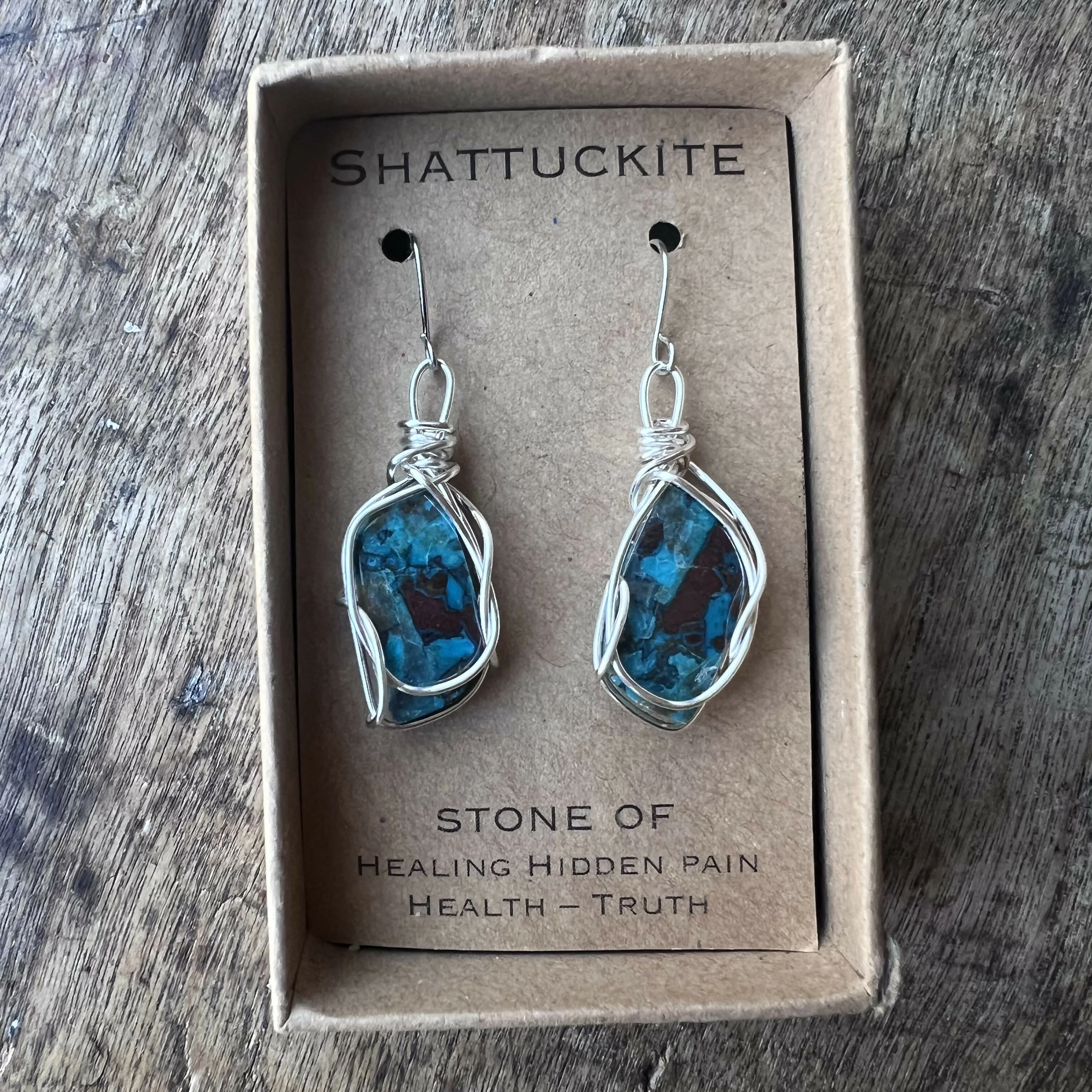 Shattukite Earrings