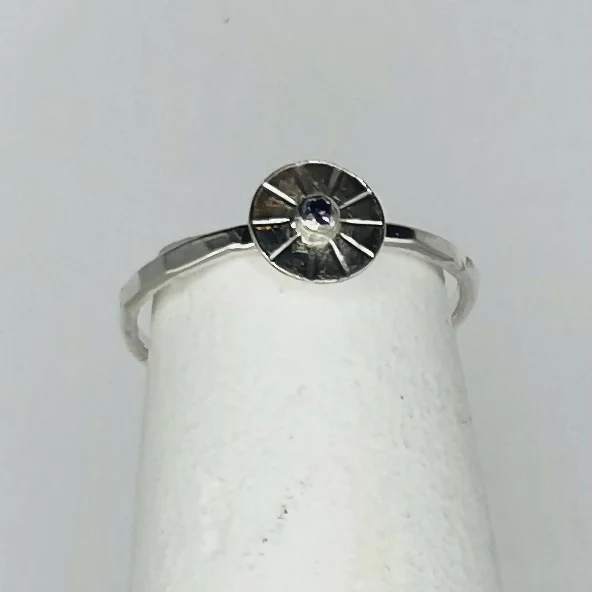Silver Ring - Vintage Abstract