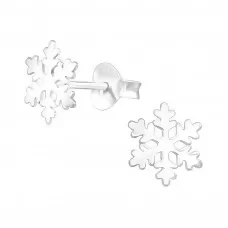 Silver Snowflake Stud
