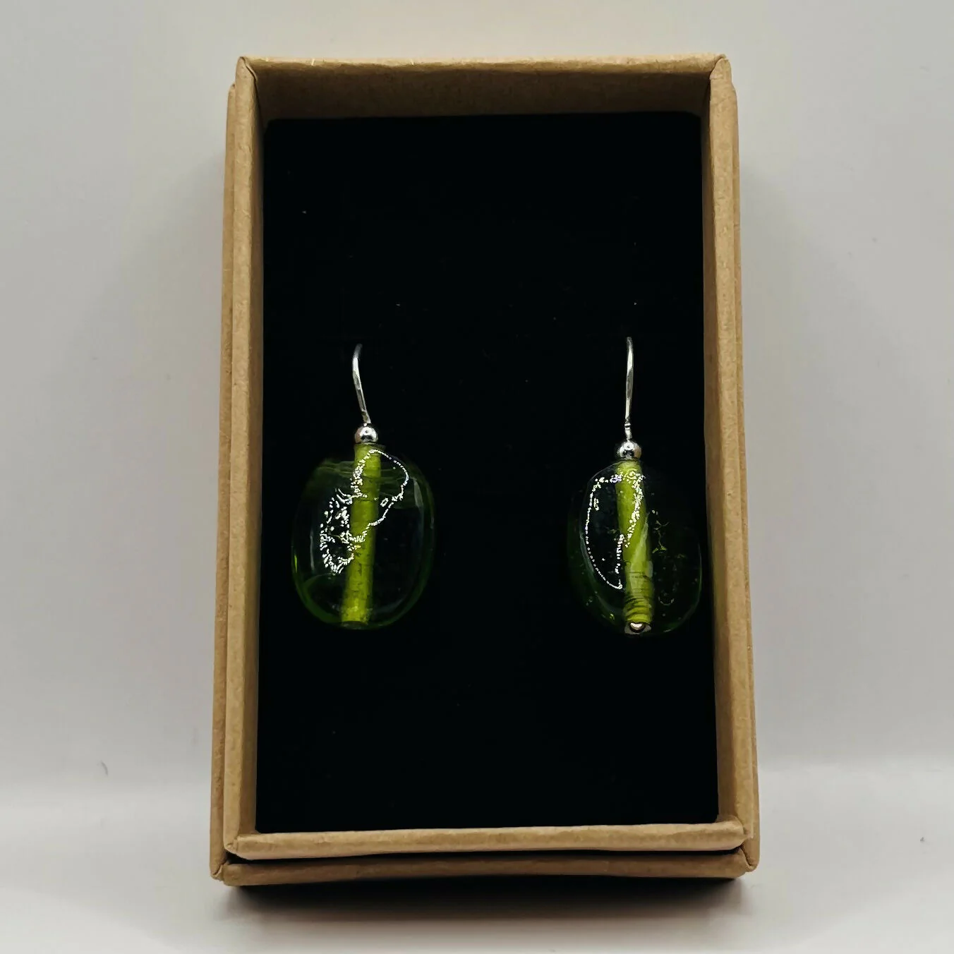 Silver Vintage Bead Drop Earrings - Image 2