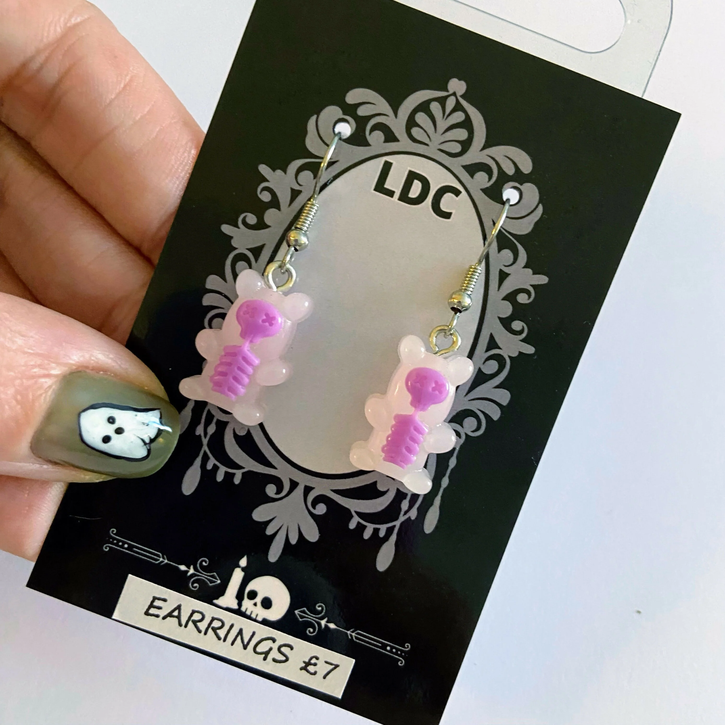 Skelebear Earrings