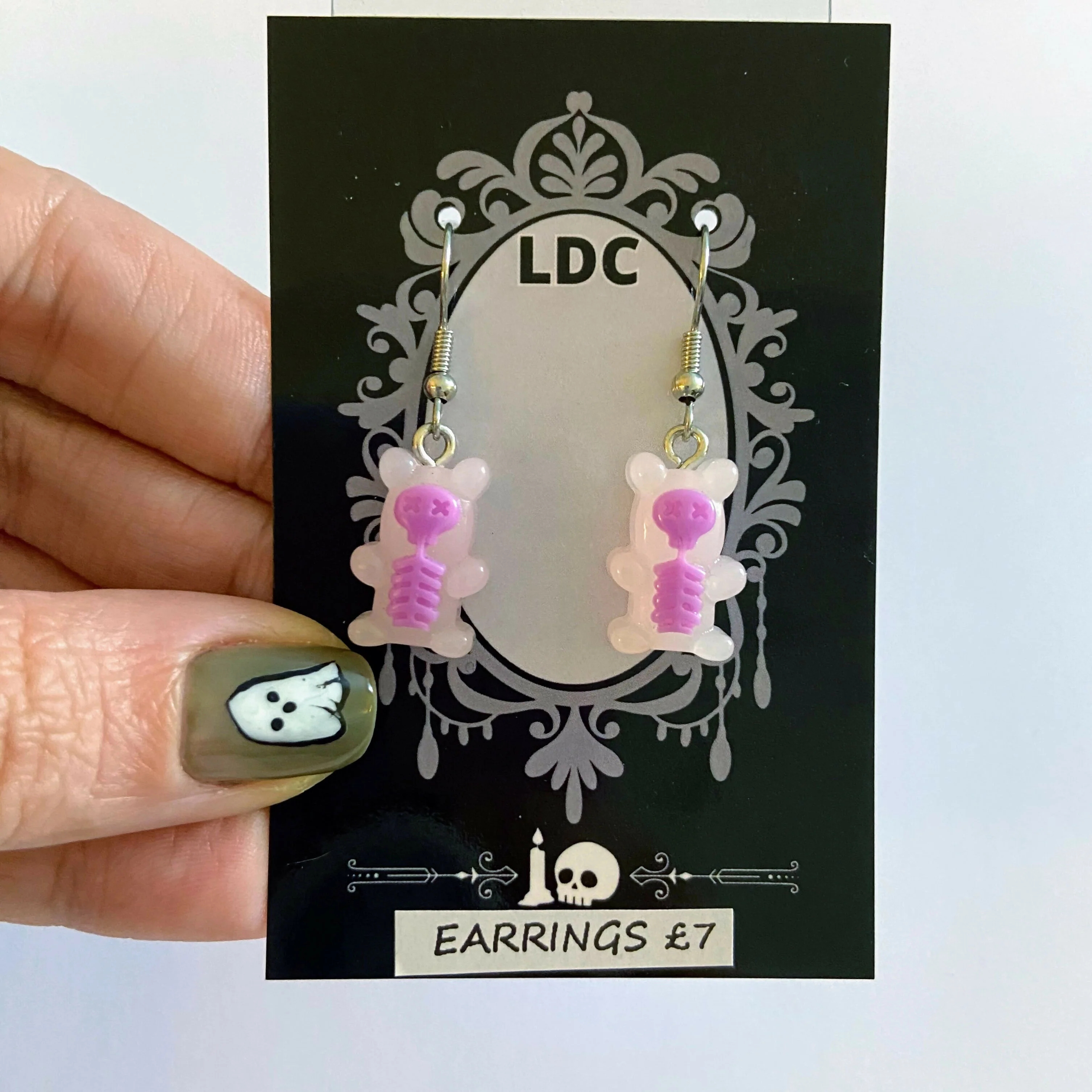 Skelebear Earrings - Image 3