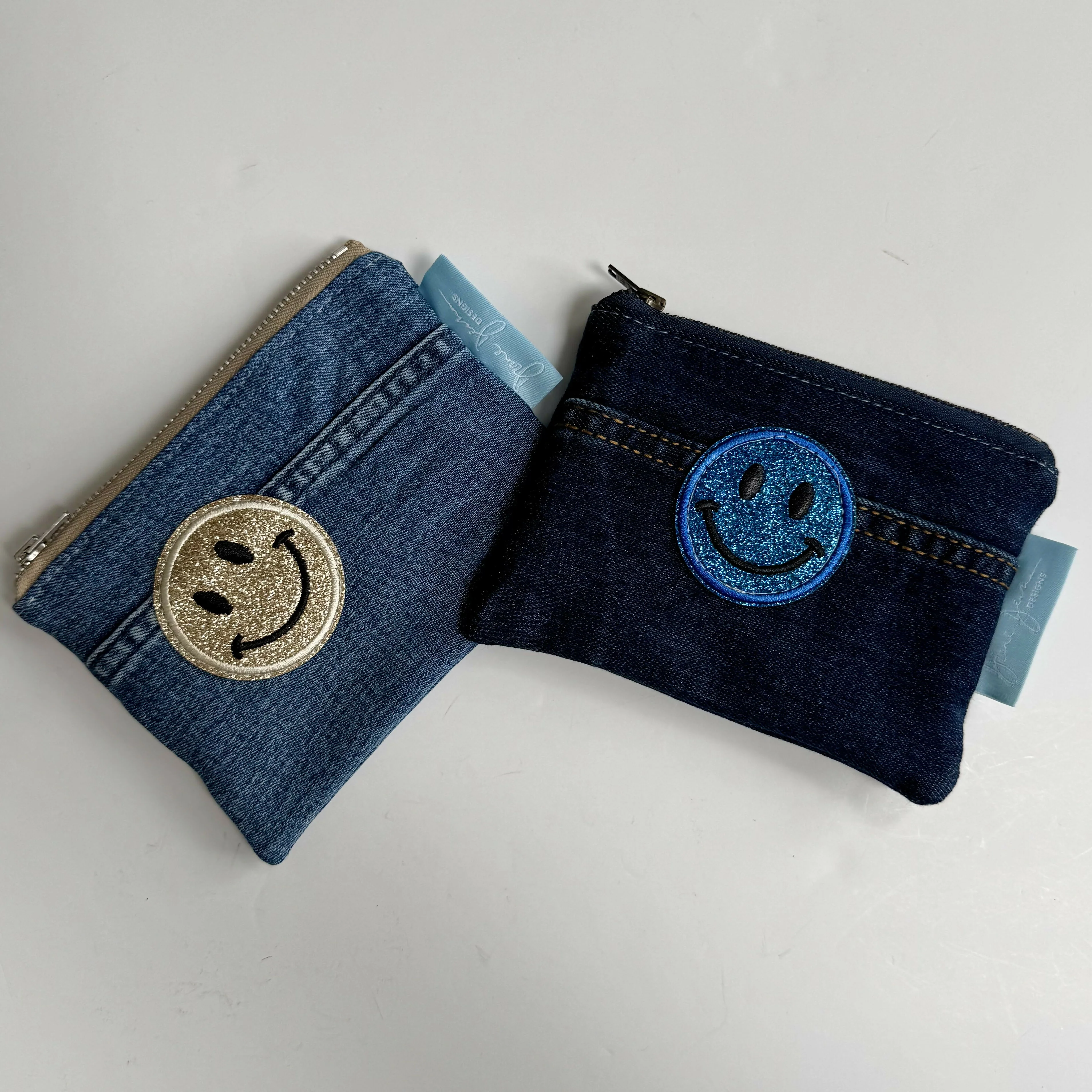 Smiley Face Upcycled Purse