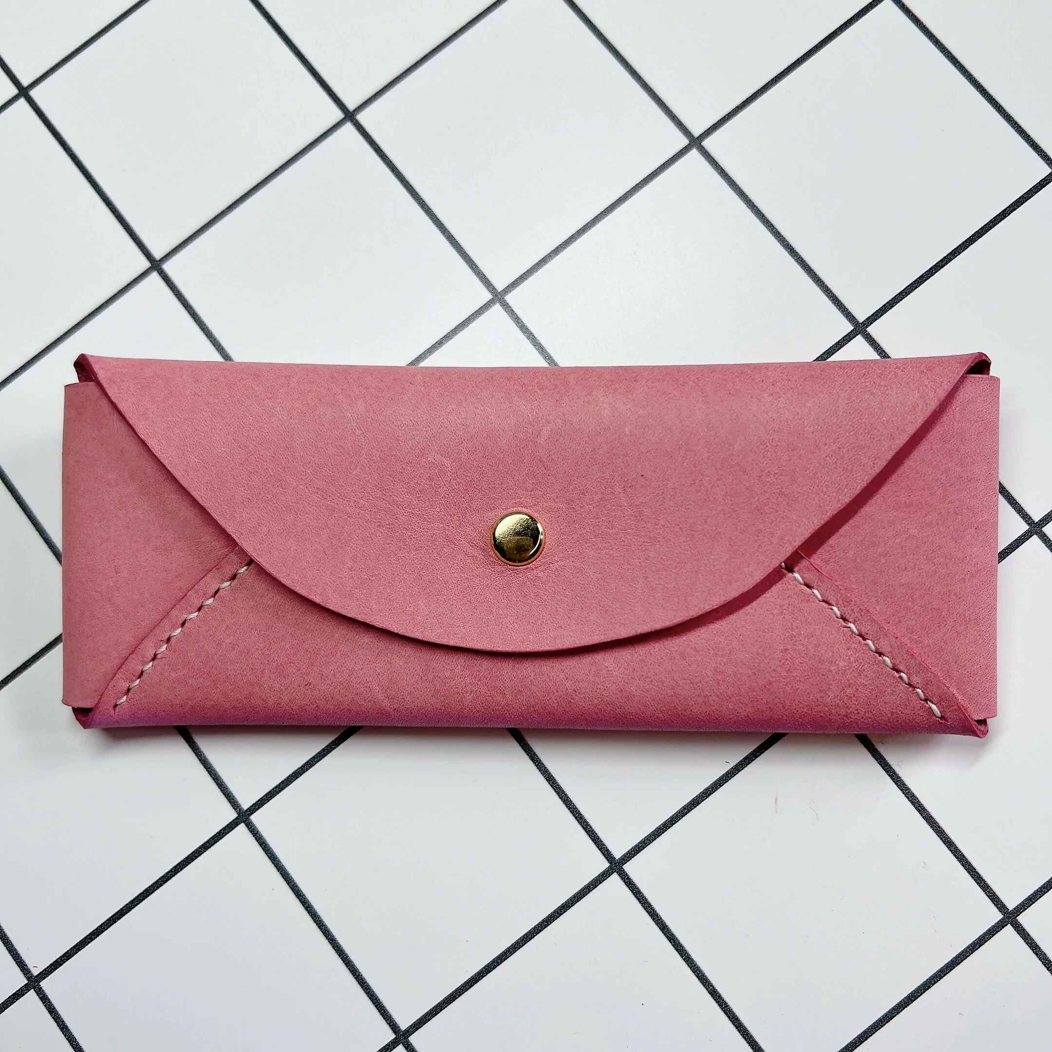 SnapFold Leather Pencil Case