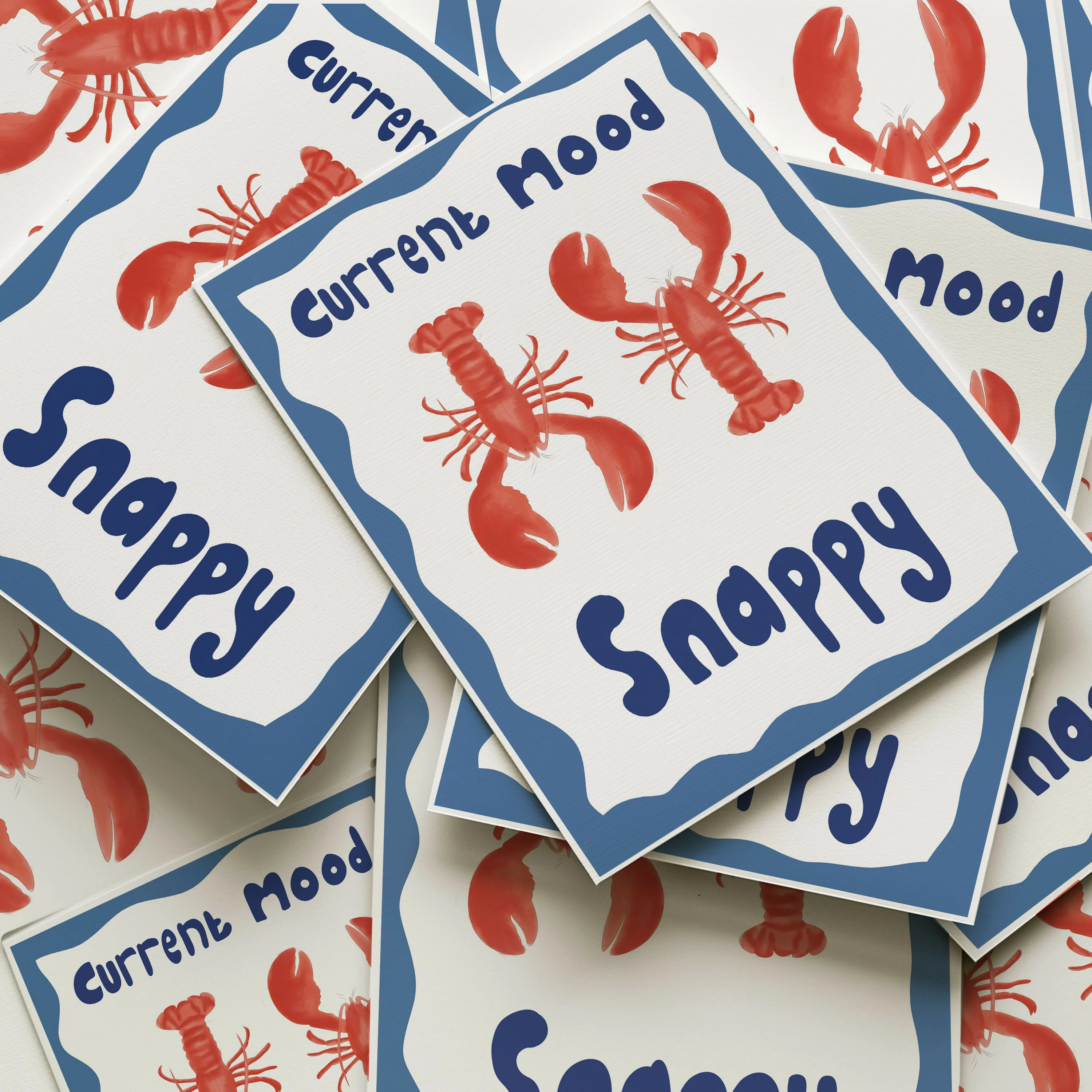 SNAPPY LOBSTER ART PRINT - Image 2