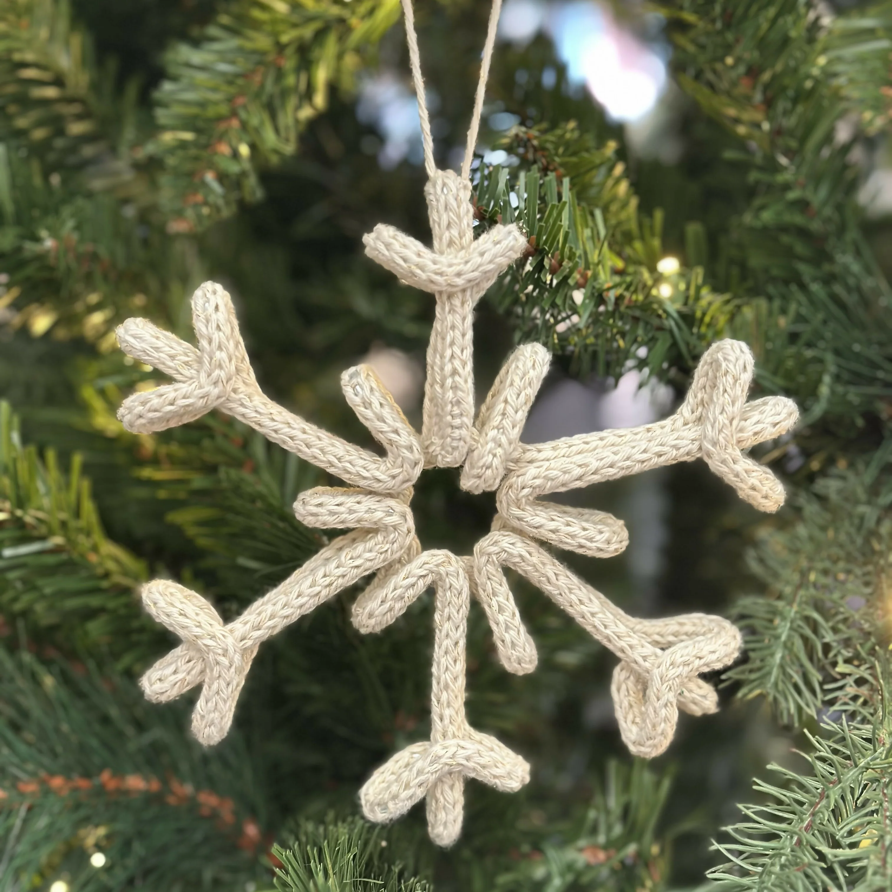 Snowflake Christmas Tree Decoration