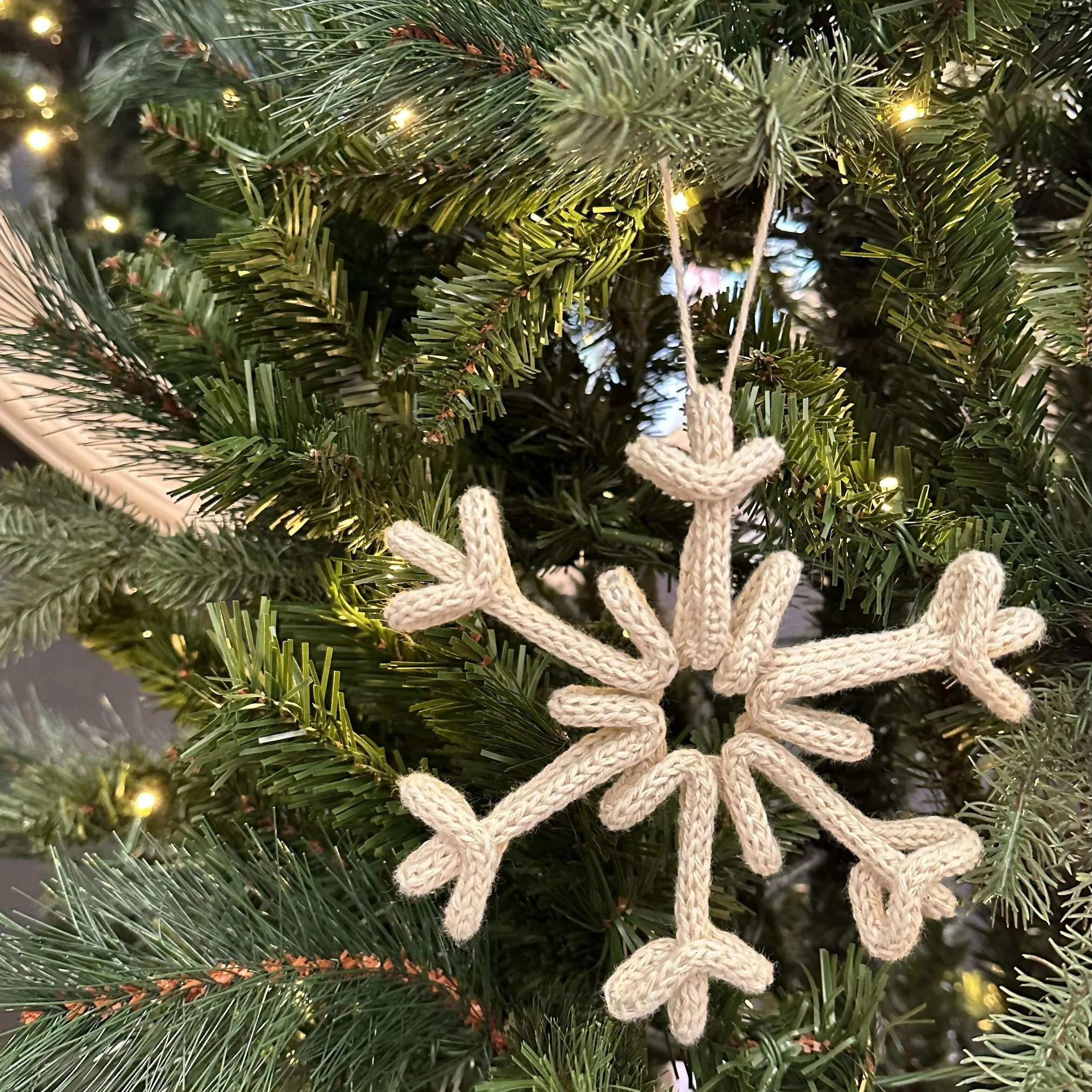 Snowflake Christmas Tree Decoration - Image 2