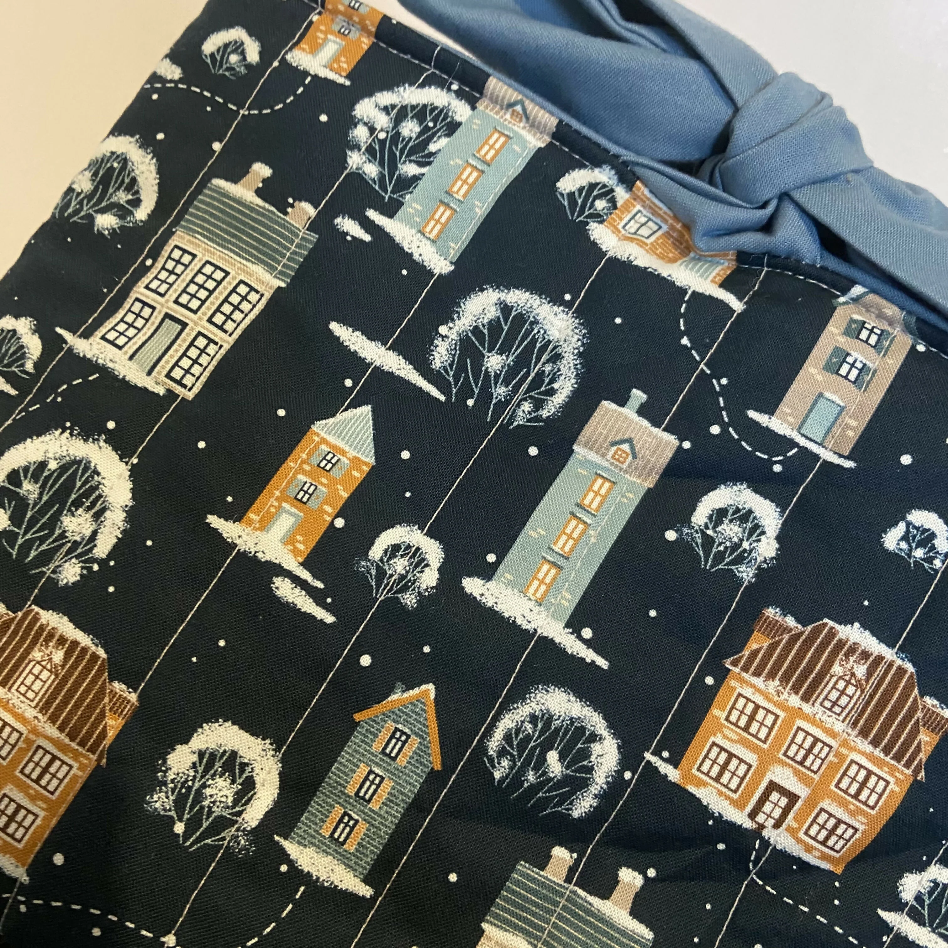 Snowy Houses Book Pouch - Image 2