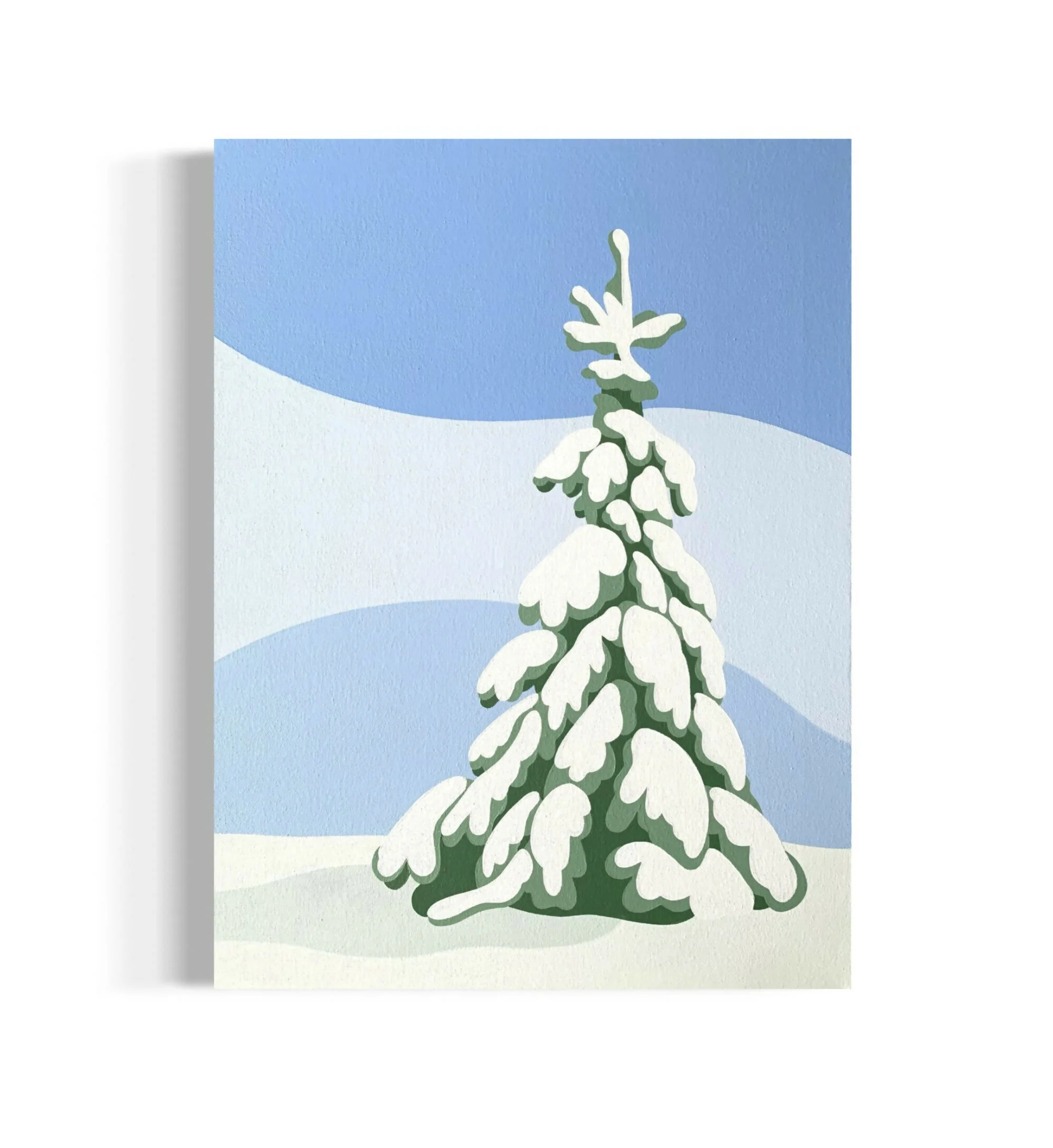 Snowy Tree - Original Painting - Image 2
