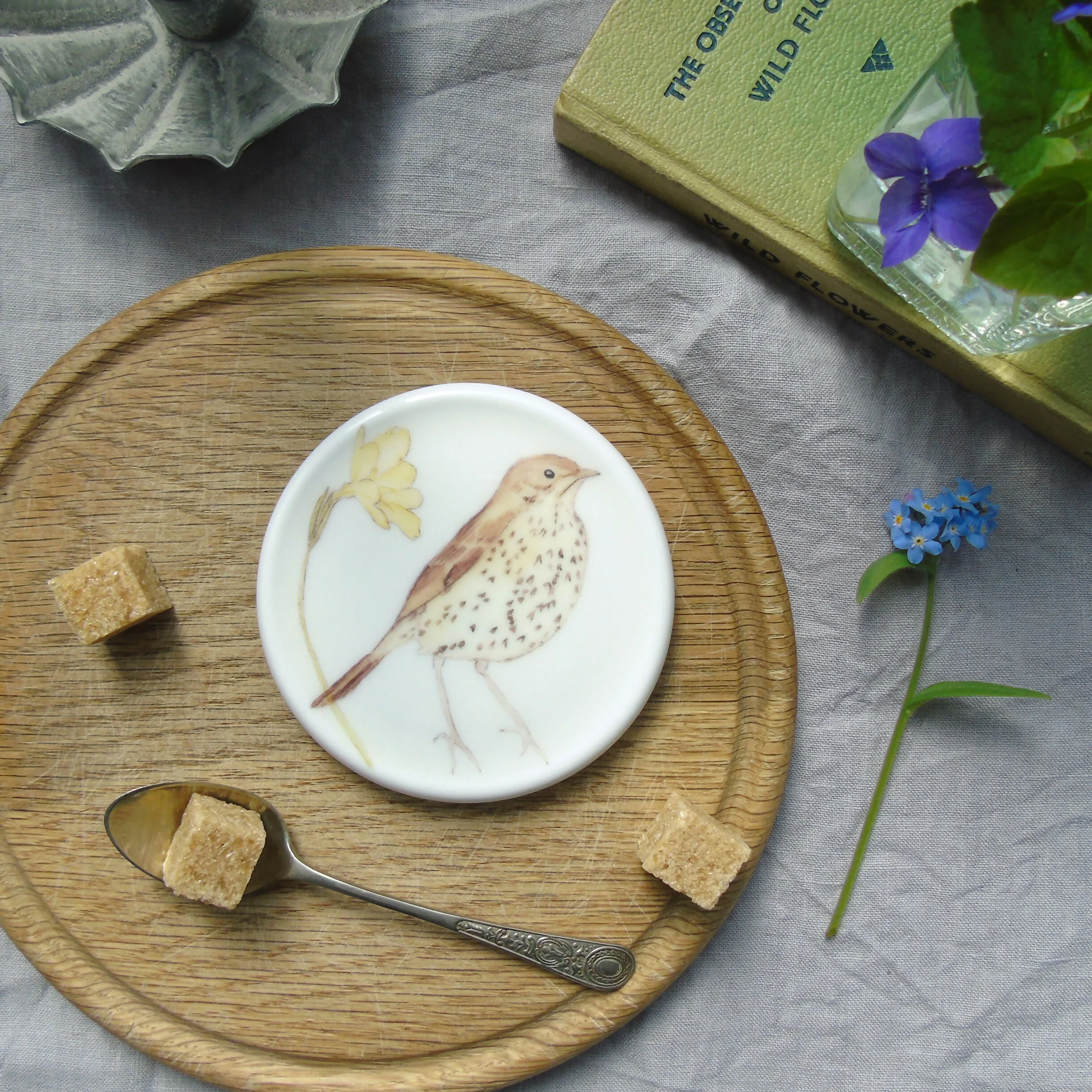 Song Thrush Coaster - Image 3