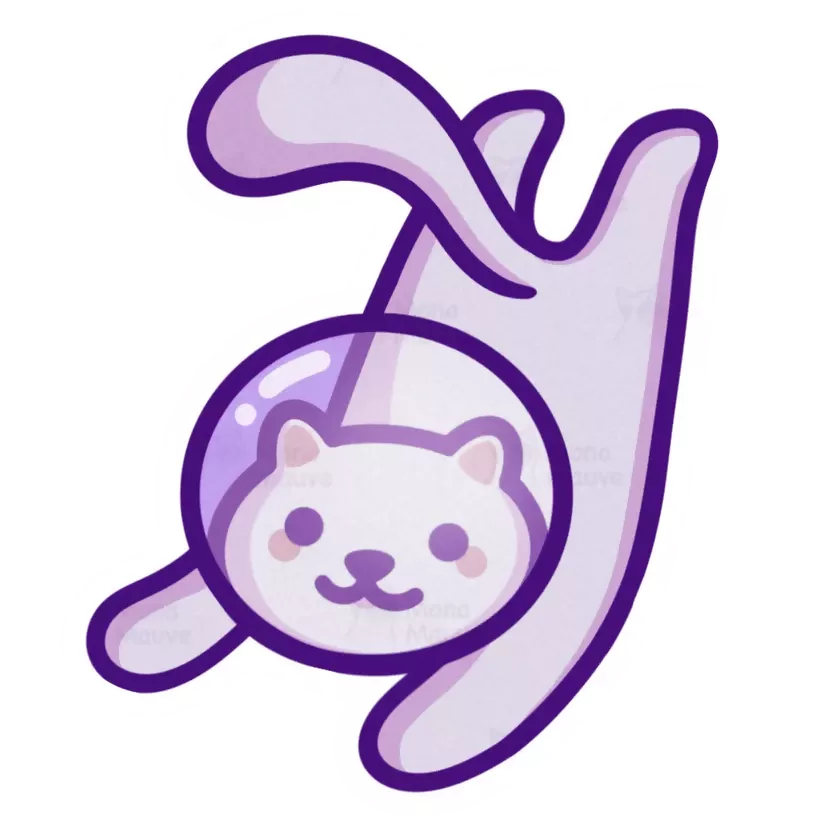 Space Cat Sticker - Image 2