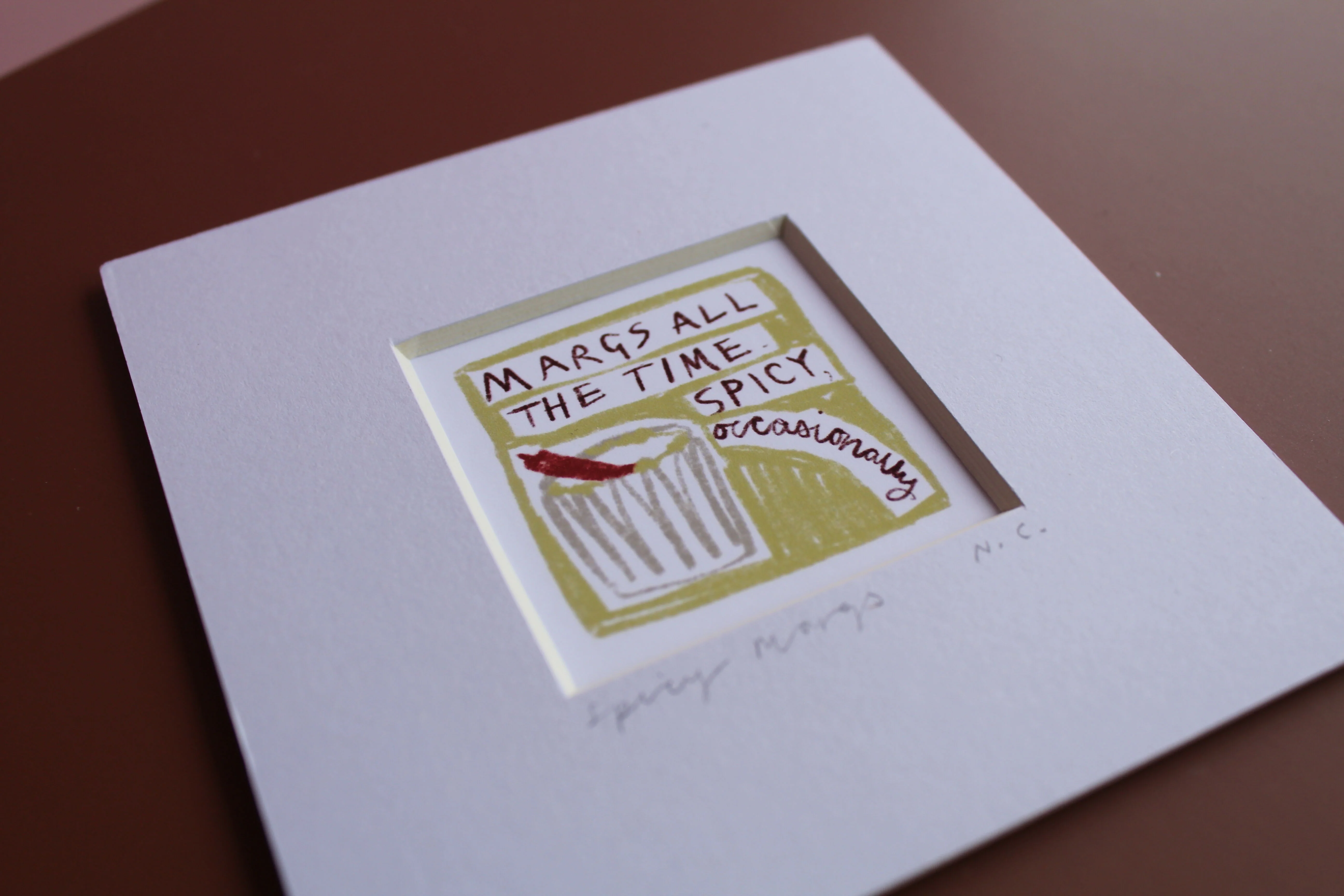 Spicy Margs Mini Print