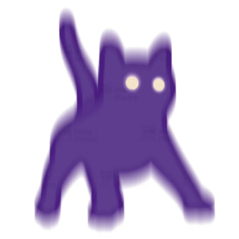 Spooked Cat Sticker - Image 2