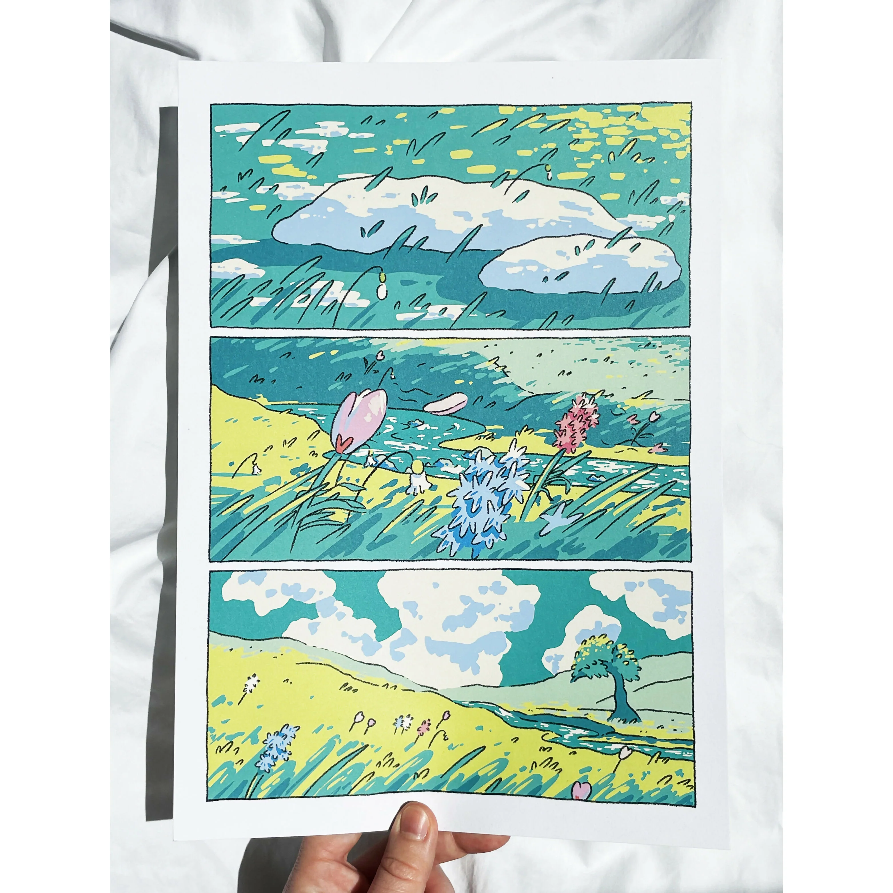 Spring is Springing A4 Print
