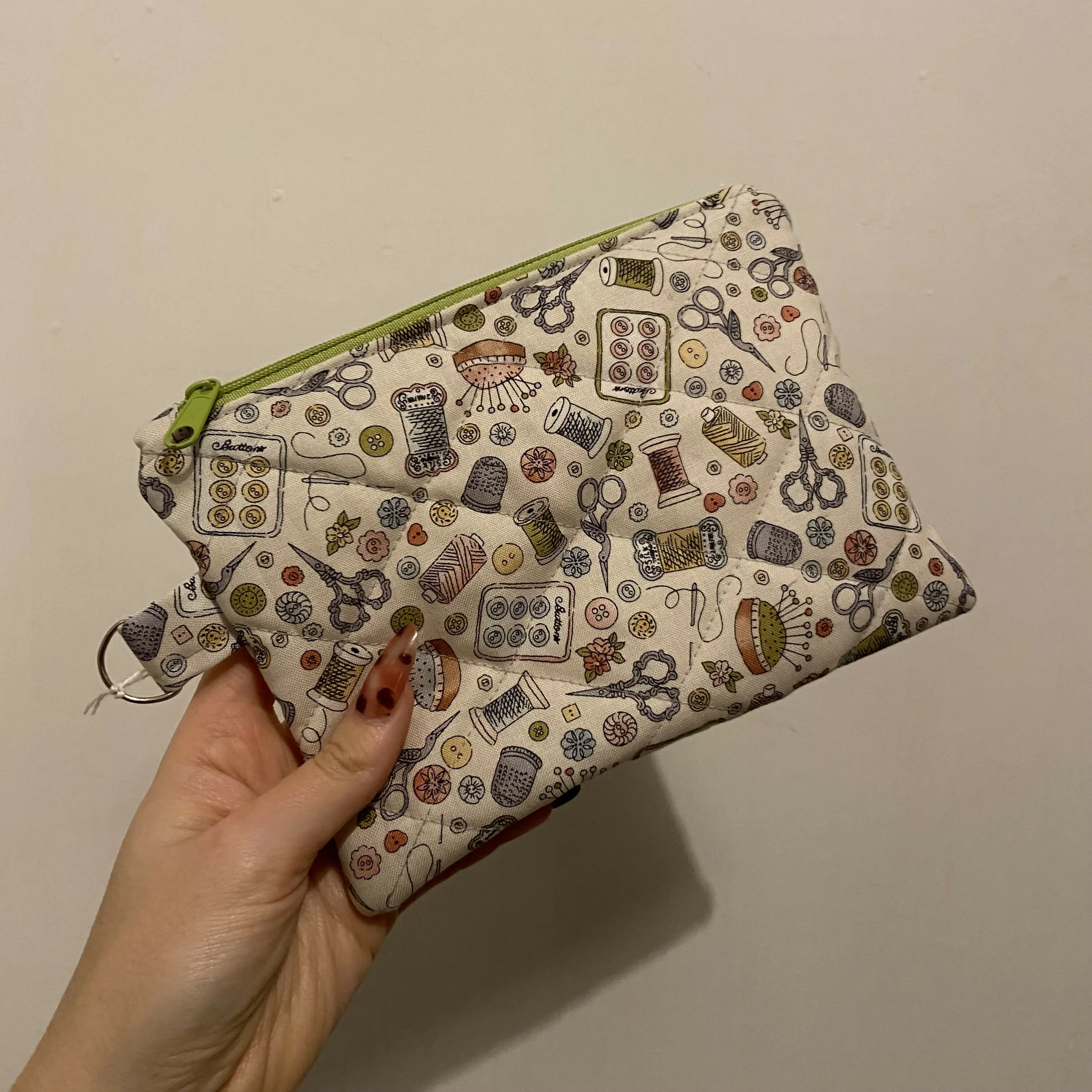 Spring Medium Zipper Pouch - Image 4