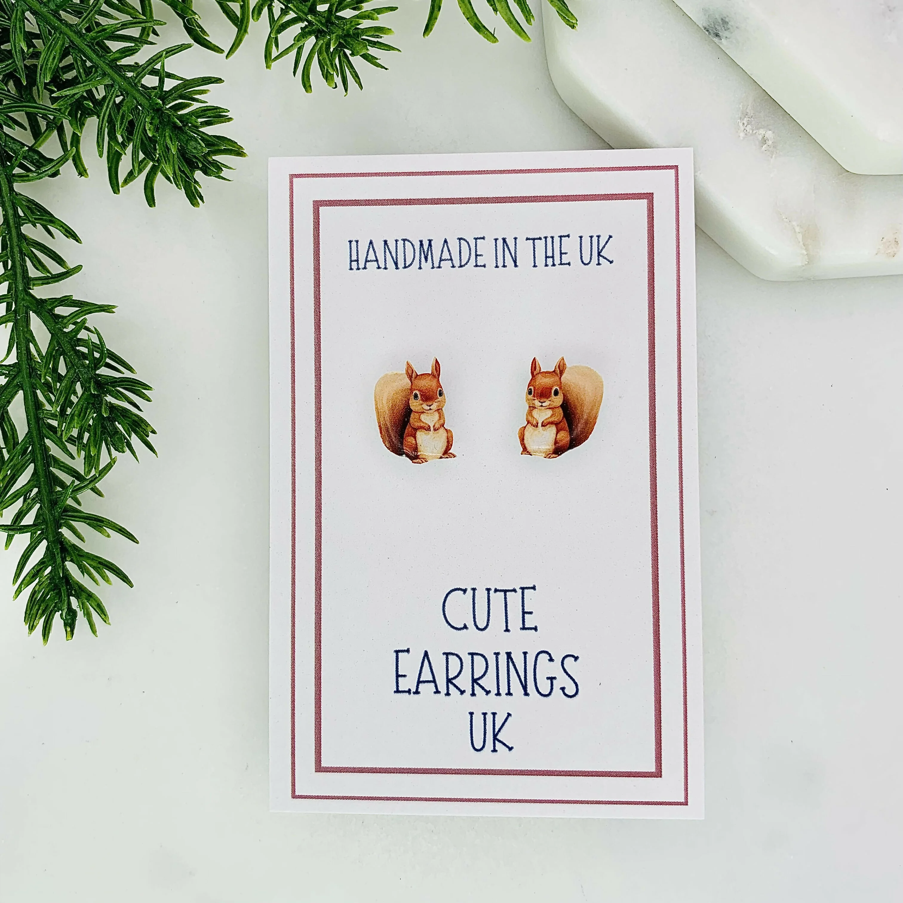 Squirrel Stud Earrings