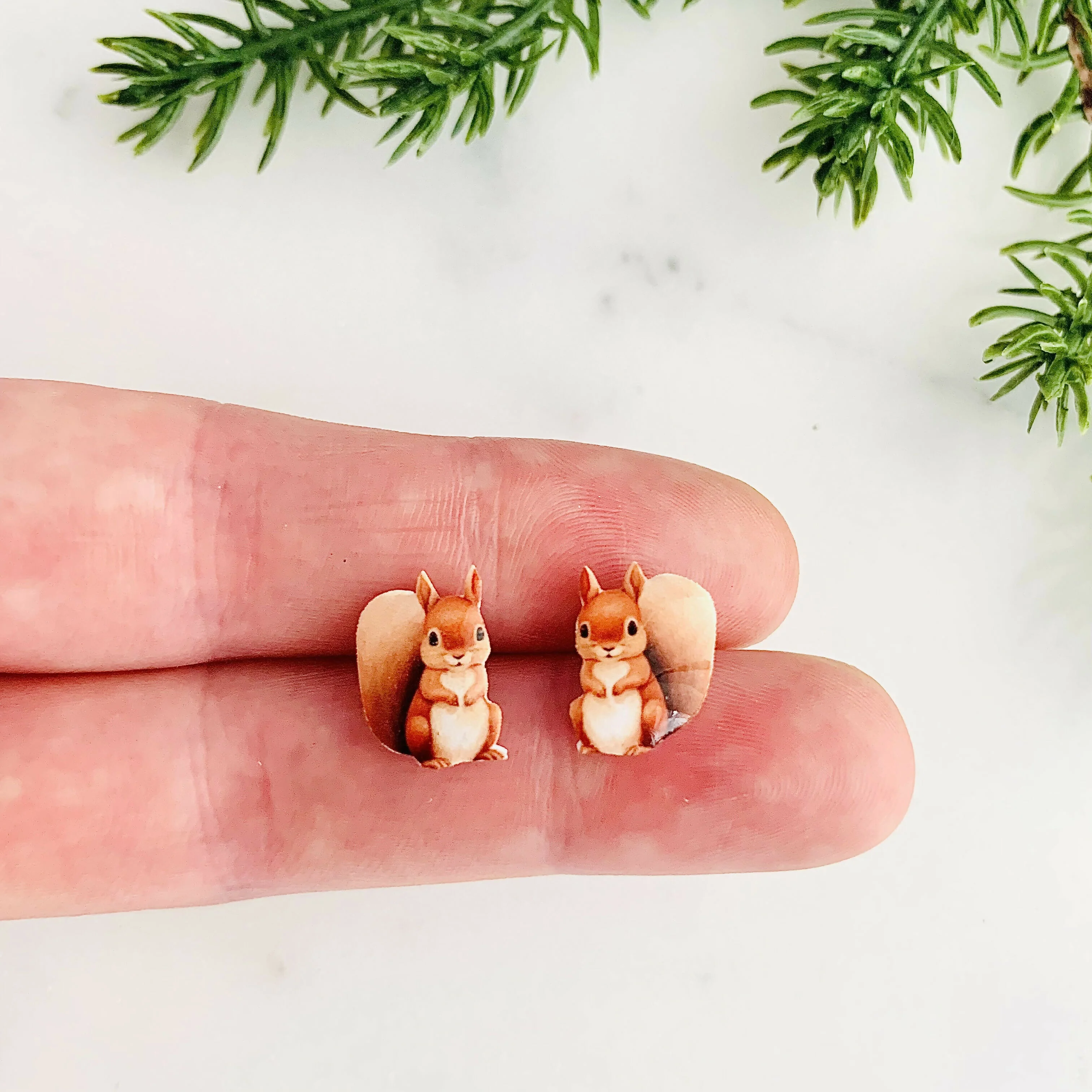 Squirrel Stud Earrings - Image 5
