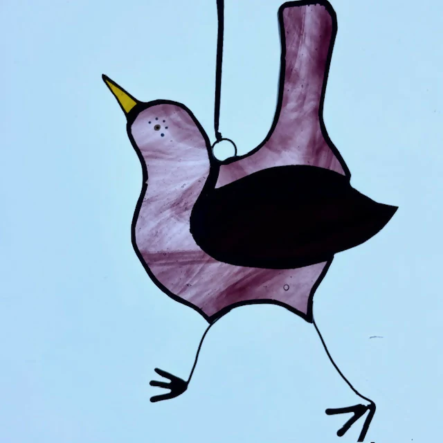 Stained Glass Blackbird - Image 3