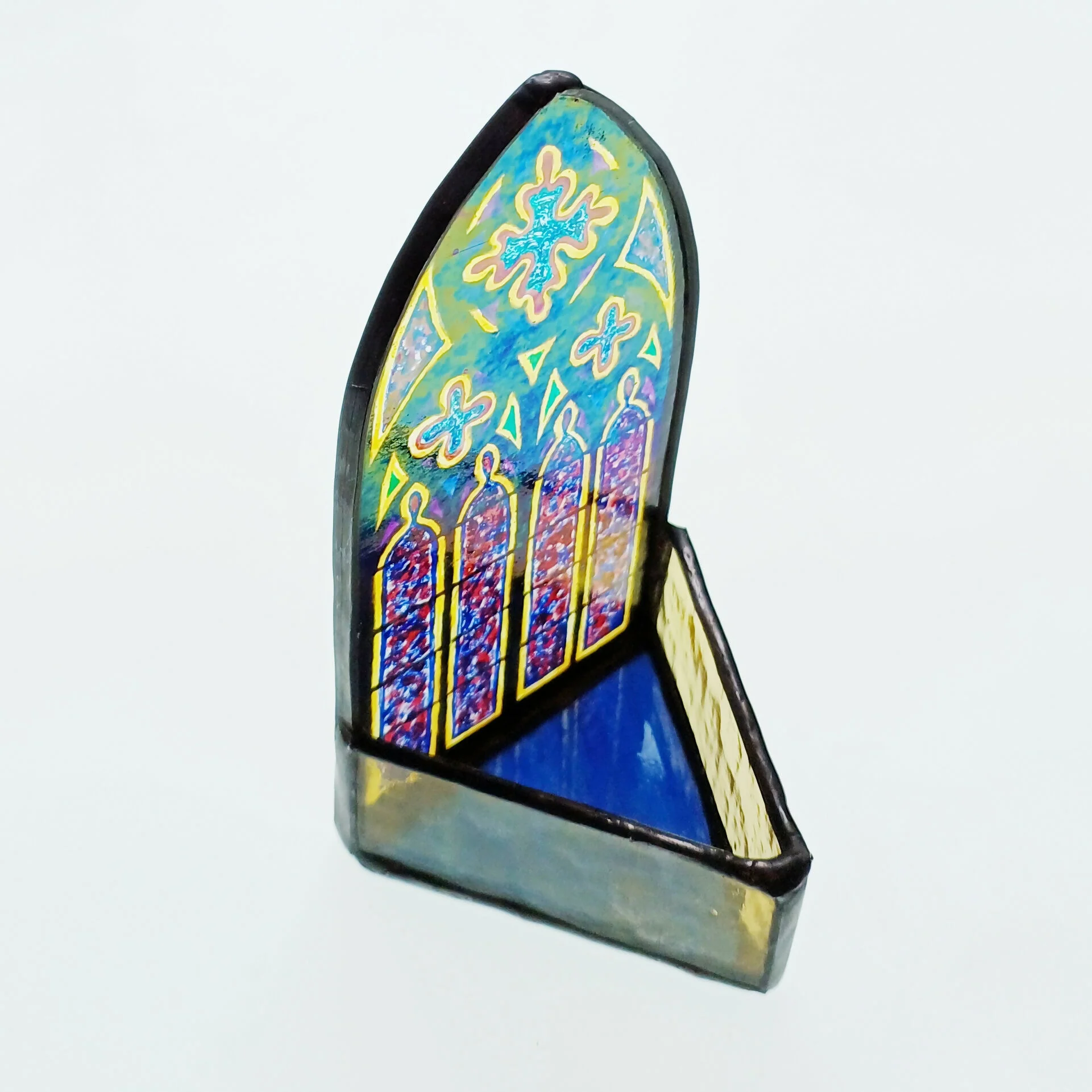 Stained Glass Cathedral Window Tealight - Image 3