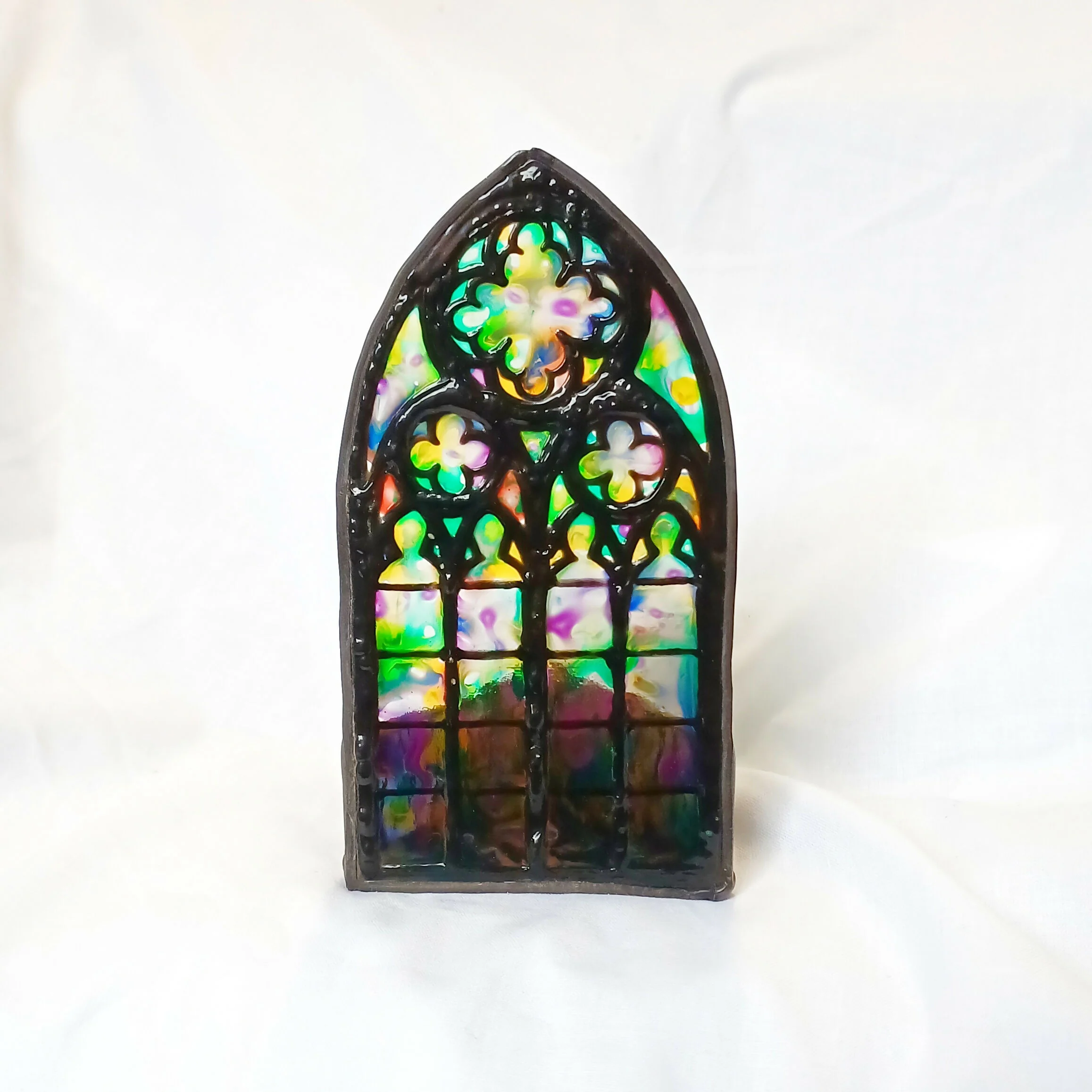 Stained Glass Cathedral Window Tealight - Image 2