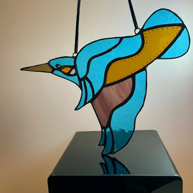 Stained Glass Kingfisher - Image 2