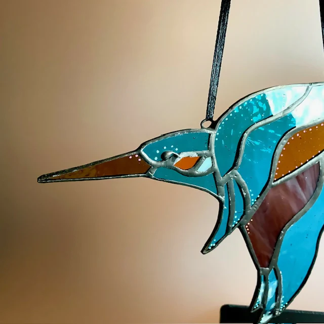 Stained Glass Kingfisher - Image 3