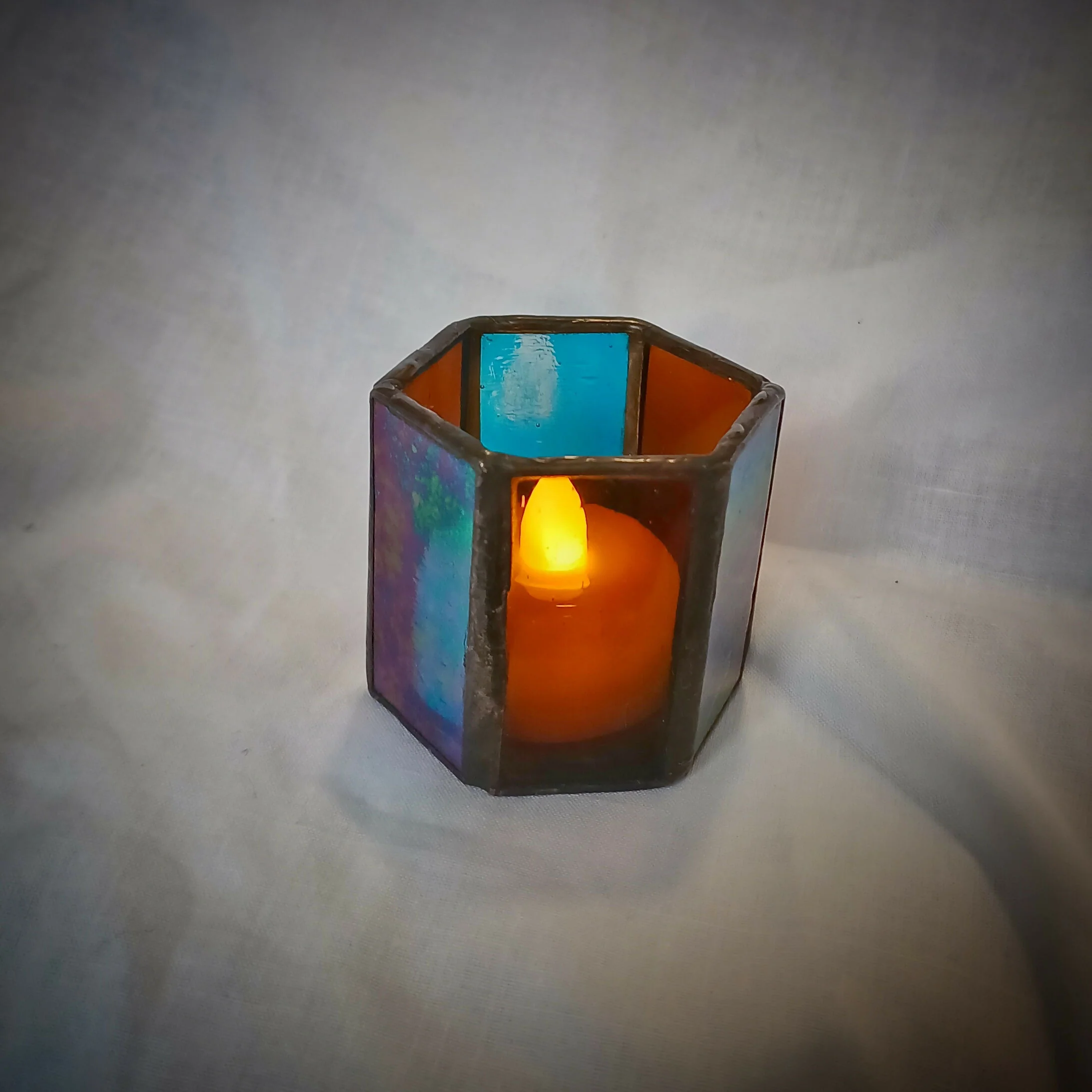 Stained Glass Tealight Holder - Image 2
