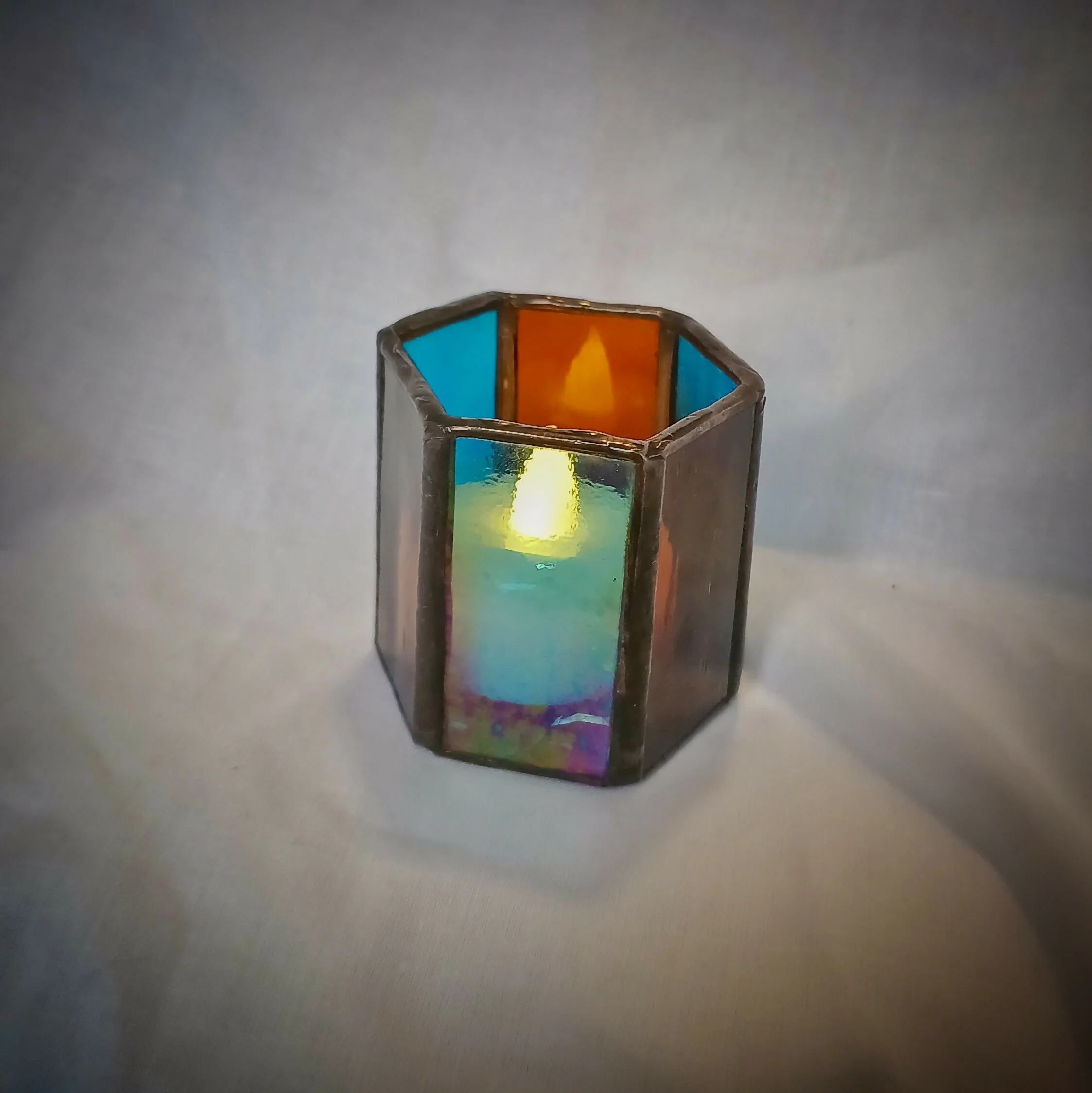 Stained Glass Tealight Holder - Image 3