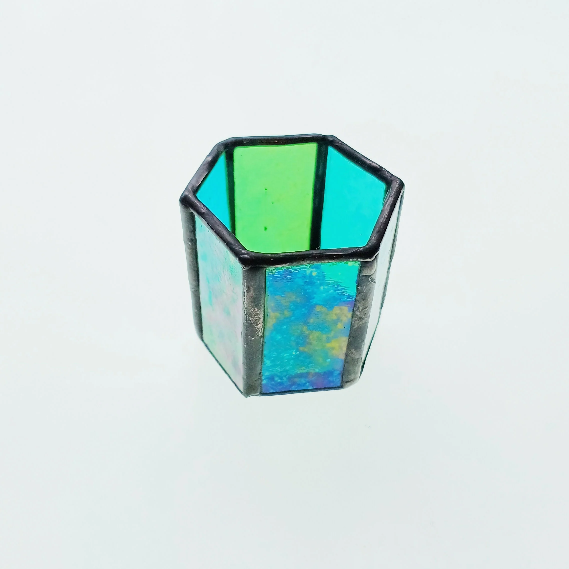 Stained Glass Tealight Holder