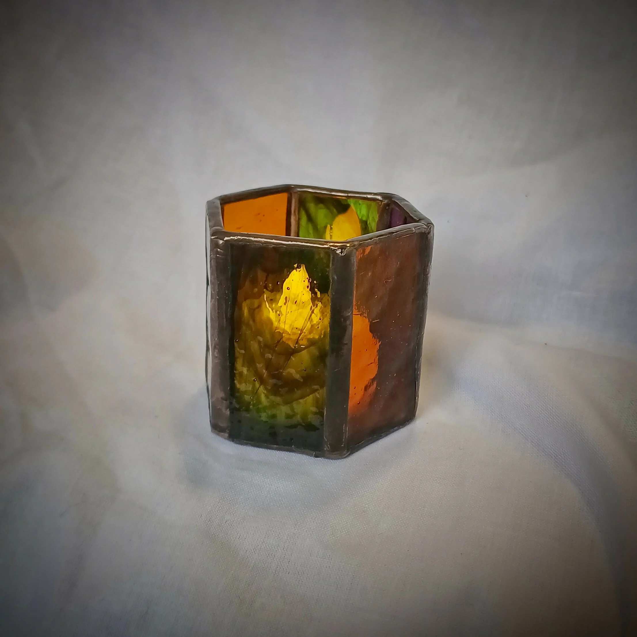 Stained Glass Tealight Holder - Image 3