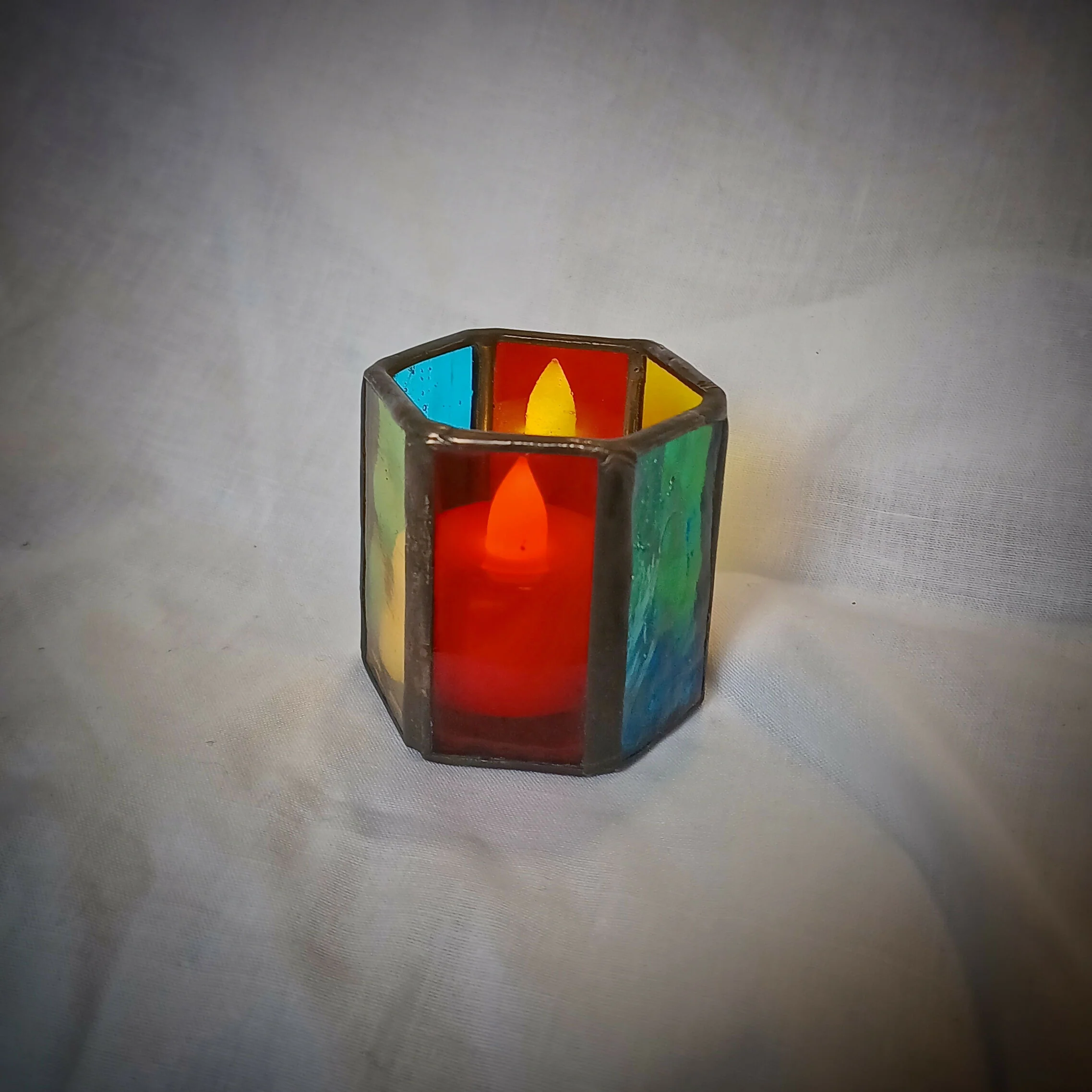 Stained Glass Tealight Holder - Image 4
